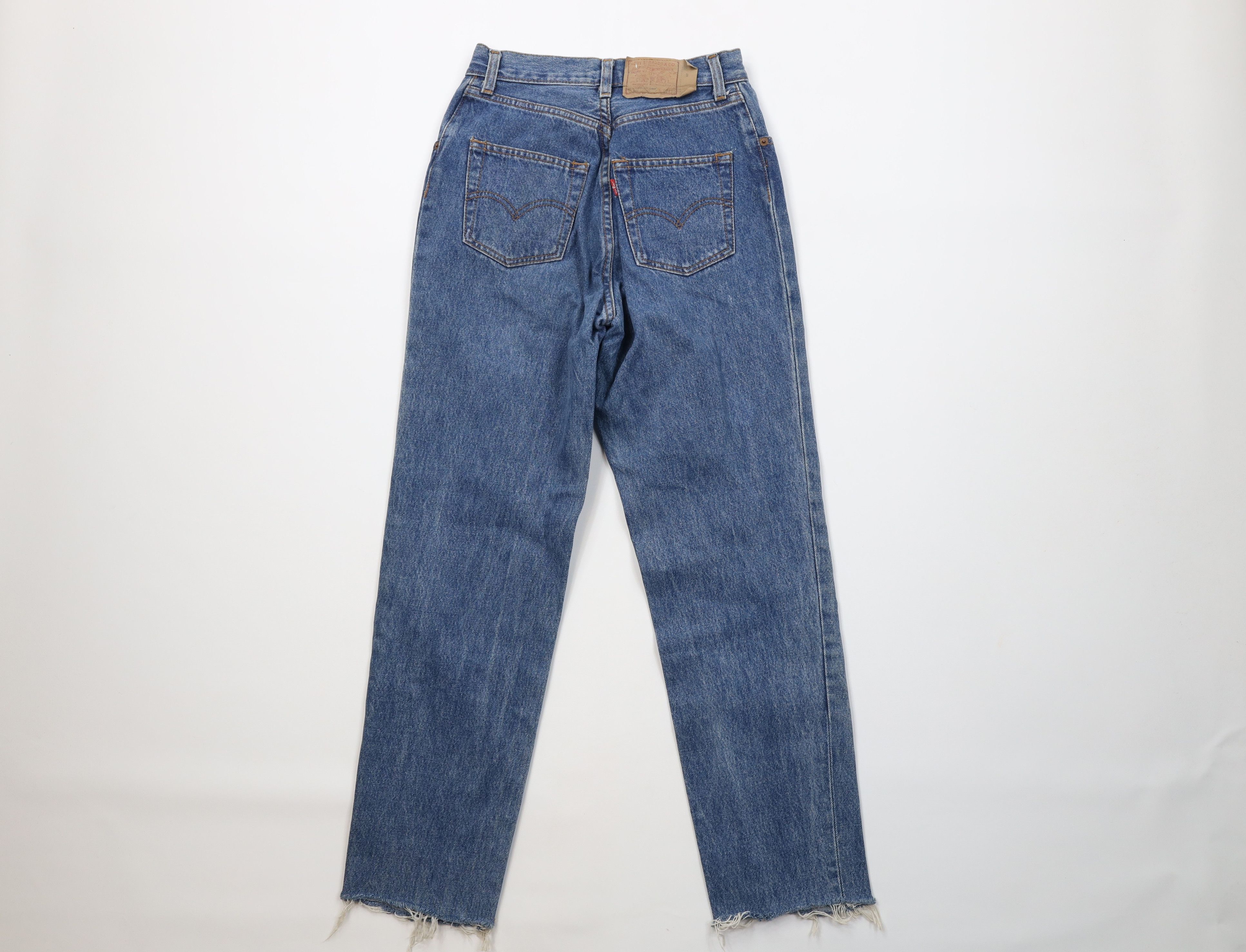 Levi's Vintage 90s Levis 901xx Button Fly High Waisted Mom Jeans Size 27" / US 4 / IT 40 - 10 Thumbnail