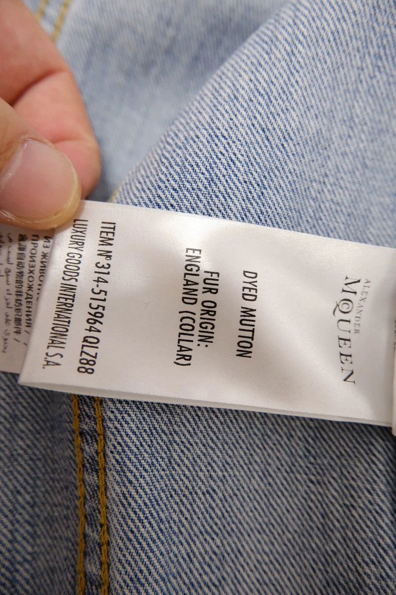 Alexander McQueen Alexander McQUEEN Denim jacket Size US L / EU 52-54 / 3 - 6 Thumbnail