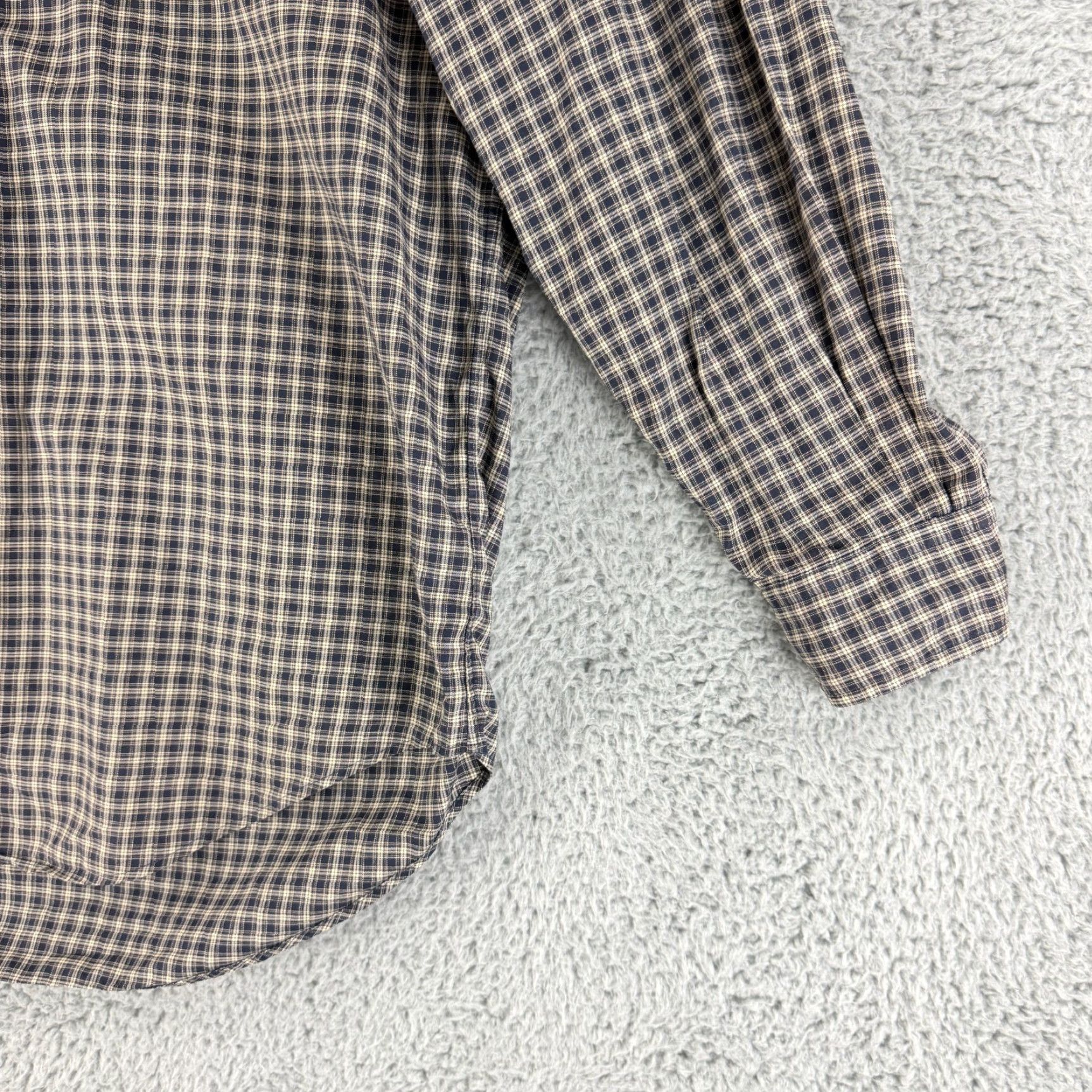 Ralph Lauren Ralph Lauren Button-Down Shirt Mens M Brown Plaid Classic Fit Long Sleeve Size US M / EU 48-50 / 2 - 3 Thumbnail