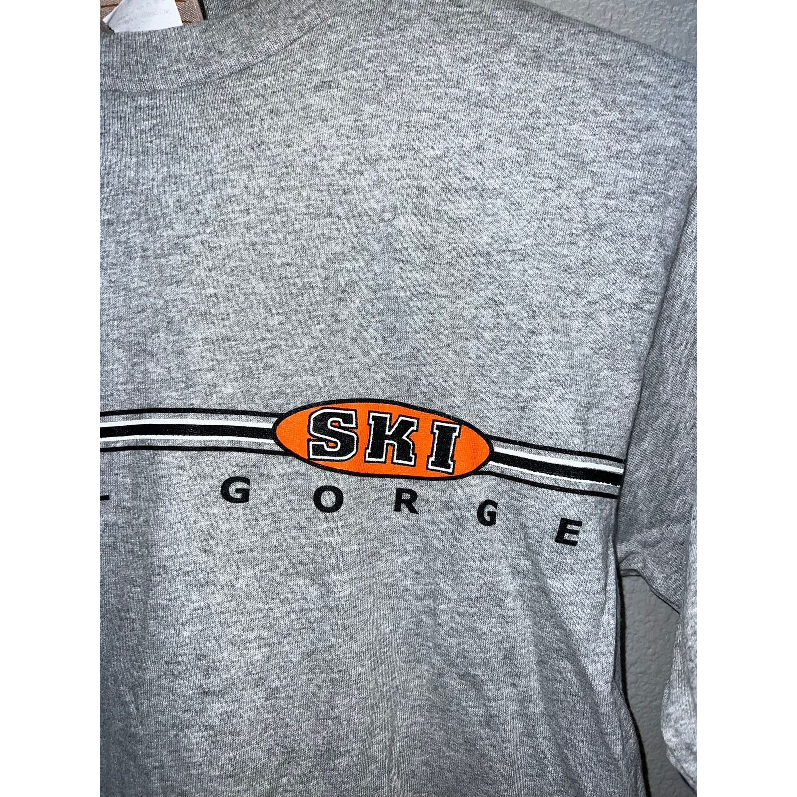 Vintage Vintage Royal Gorge Shirt Ski Skiing Gray Tee 90s Men's S Size US S / EU 44-46 / 1 - 4 Thumbnail