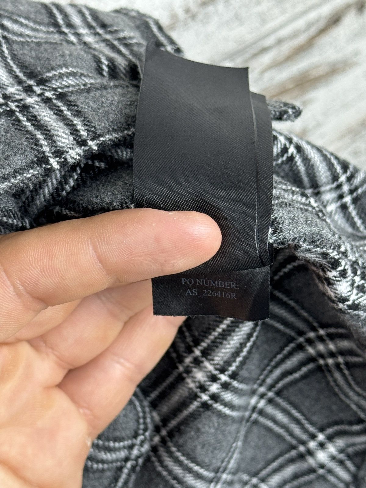 Allsaints Mens Vintage AllSaints AMOS LS SHIRT button up flannel grey Size US S / EU 44-46 / 1 - 11 Thumbnail