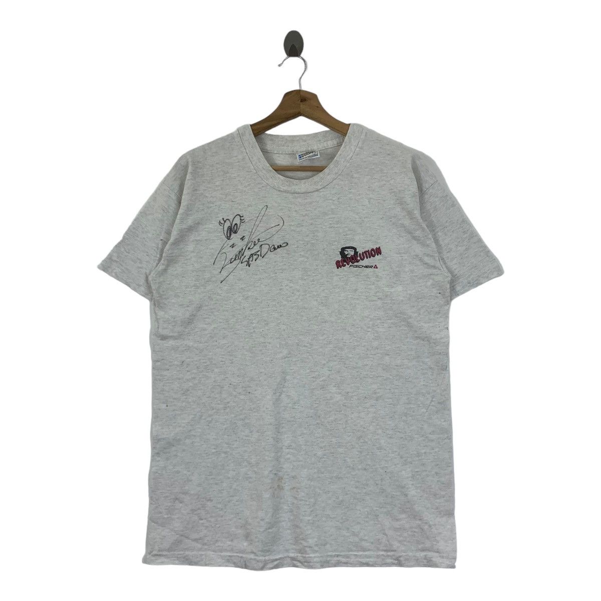 Vintage REVOLUTION FISCHER SKI Che Guevara Tee Shirt