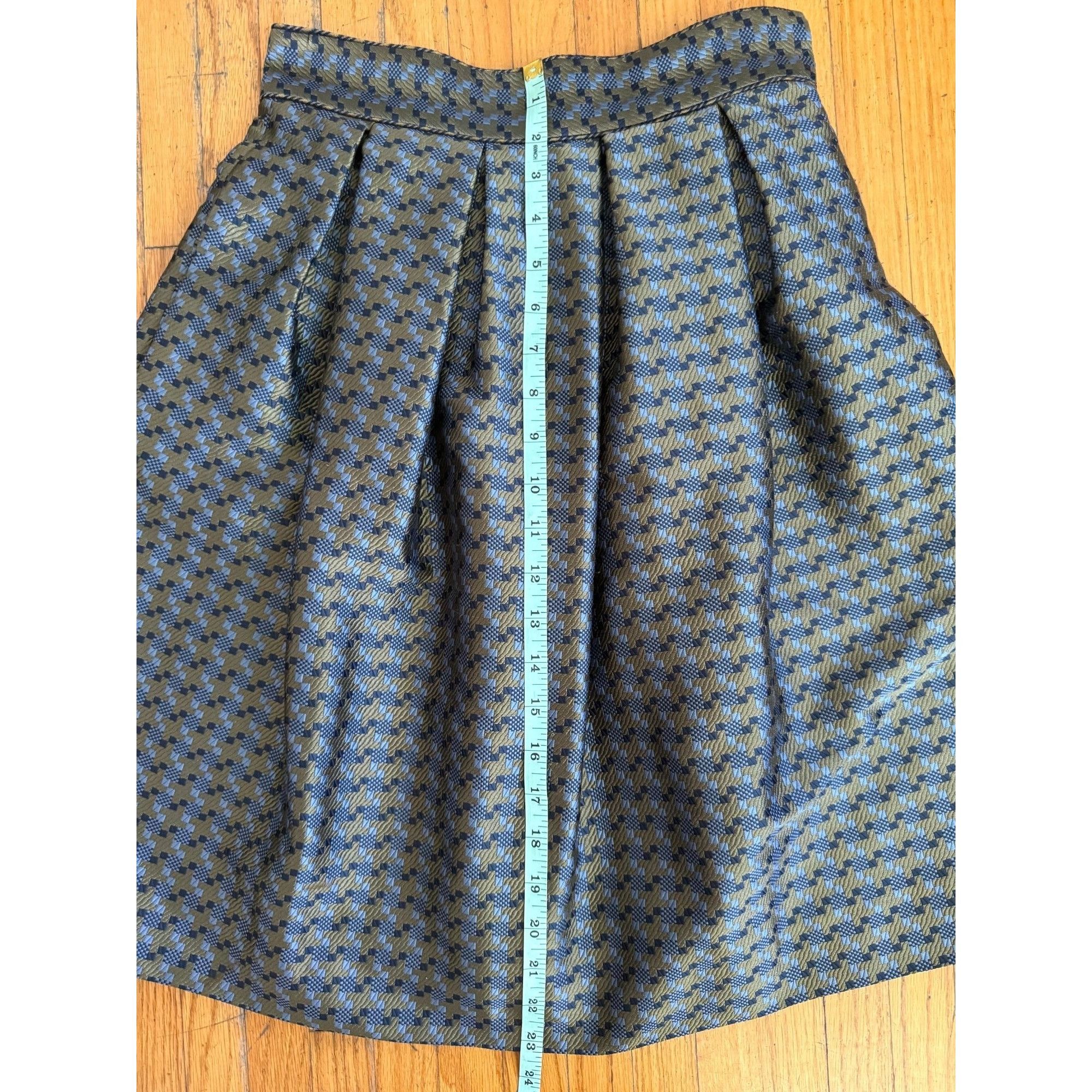 Proenza Schouler Proenza Schouler AW2005 Silk Brocade Box Pleat Skirt – Size Size 25" / US 0 / IT 36 - 11 Thumbnail