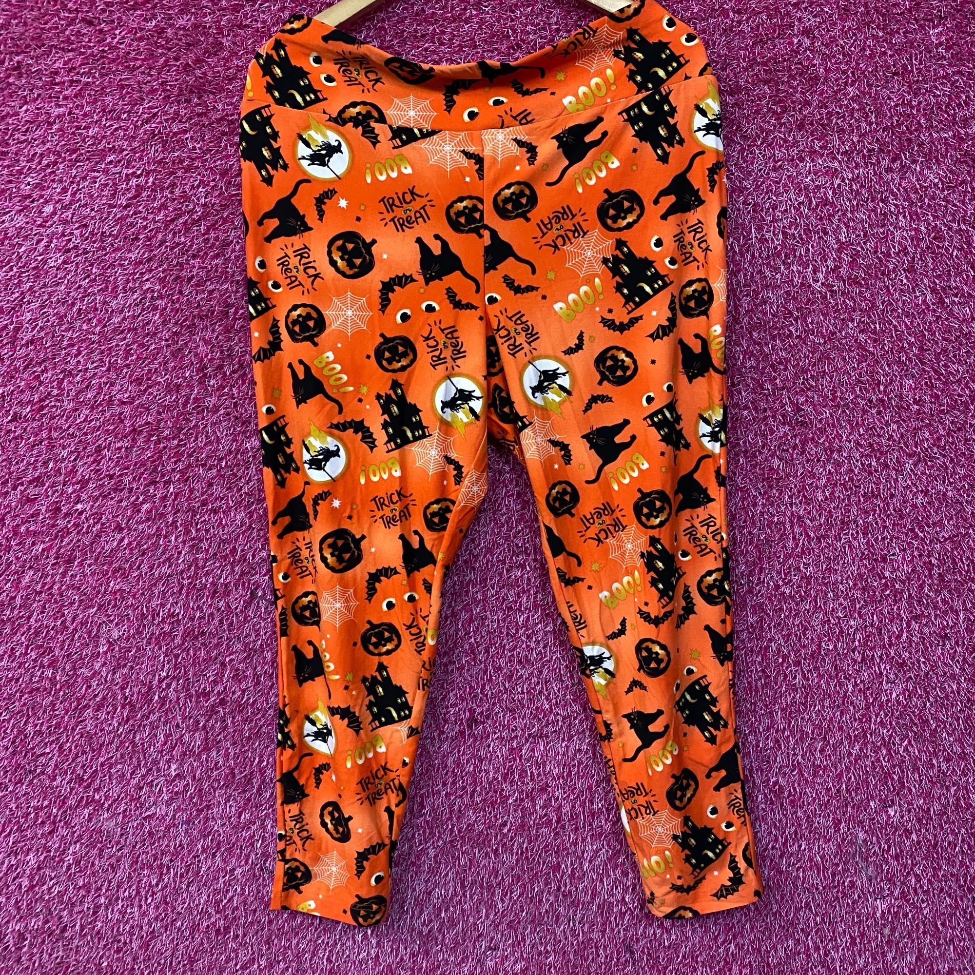 Other Terra & Sky Halloween Print Trick or Treat Pajama Pants Oran Size US 42 / EU 58 - 1 Thumbnail