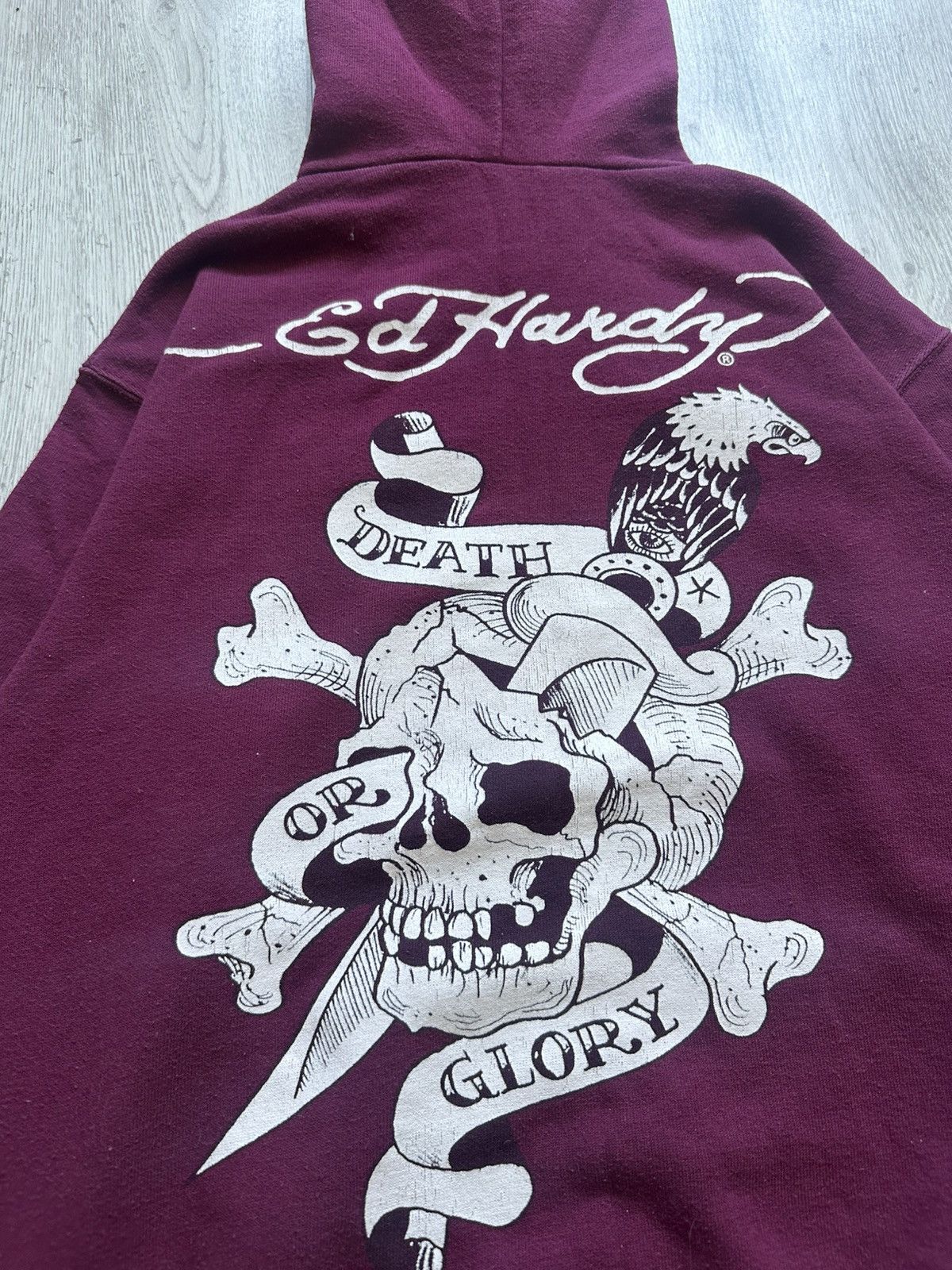 Ed Hardy Ed hardy Y2K Vintage Hoodie Size US S / EU 44-46 / 1 - 8 Thumbnail