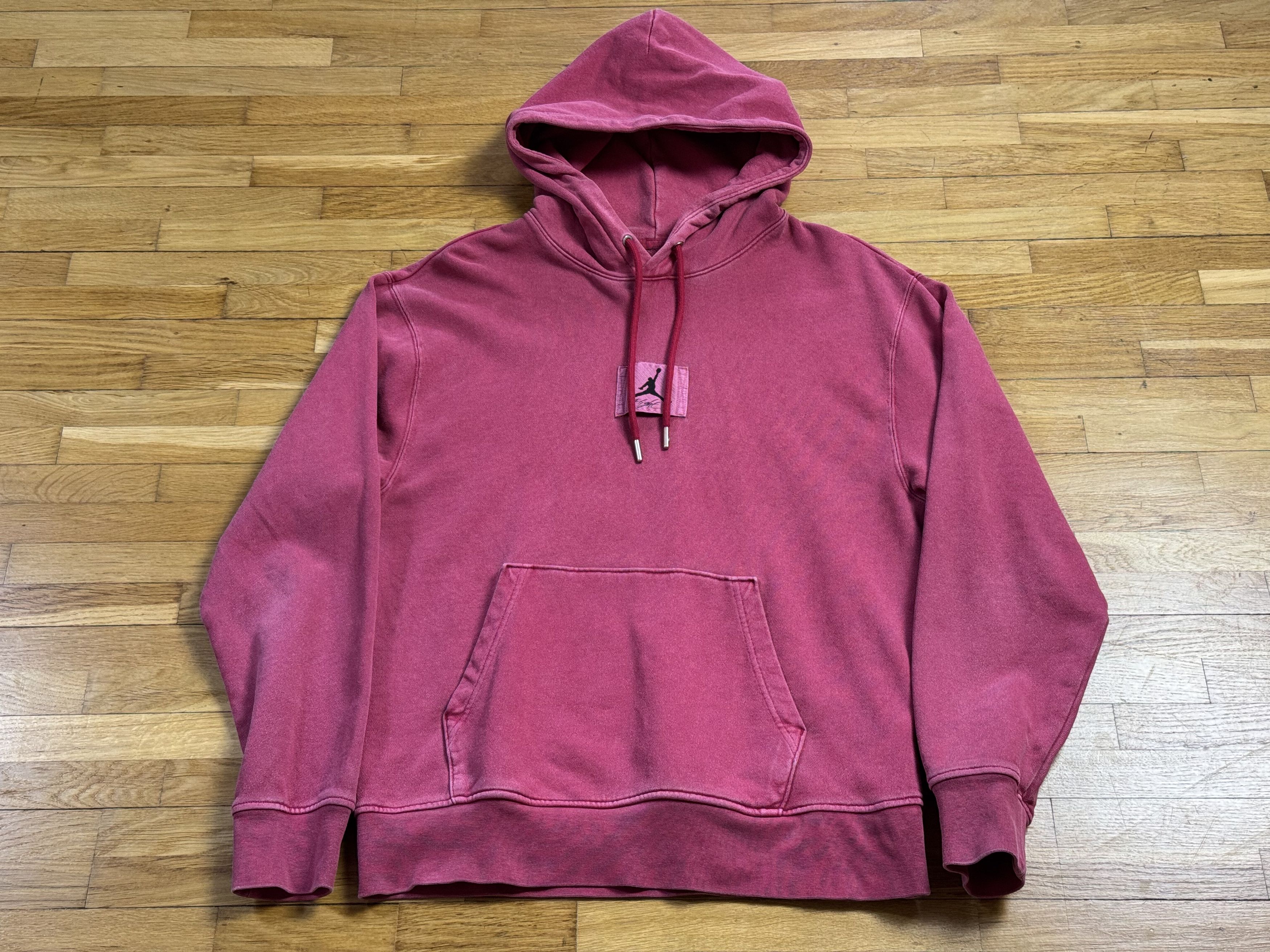 Jordan Brand Vintage rare red/pink hoodie NIKE JORDAN Size US S / EU 44-46 / 1 - 2 Thumbnail