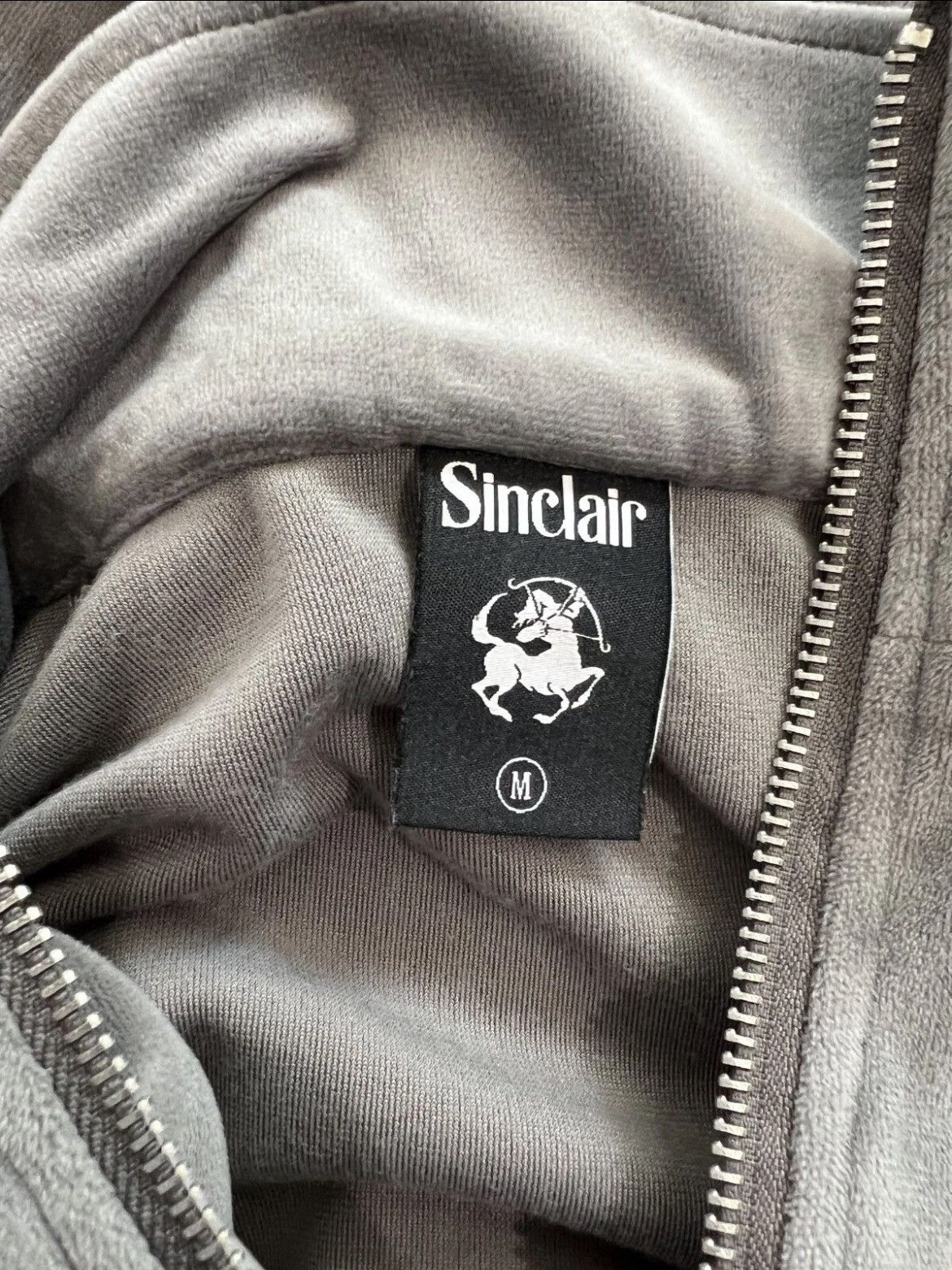Sinclair Global Sinclair Global Velour Jacket in Grey Size US M / EU 48-50 / 2 - 4 Thumbnail