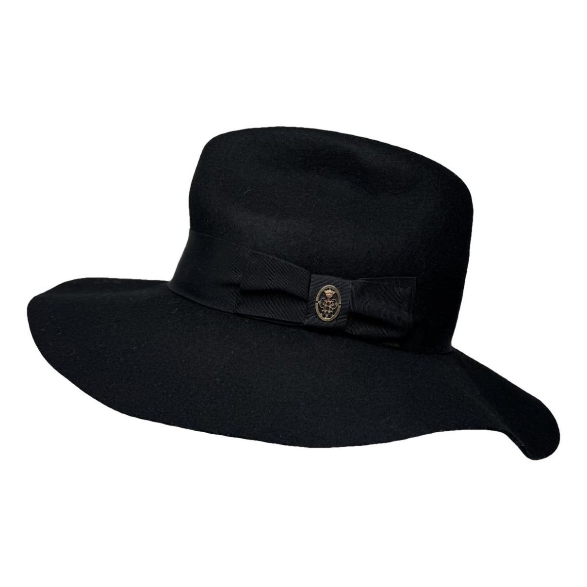 Emilio Pucci Black Wool Hat Size ONE SIZE - 1 Thumbnail