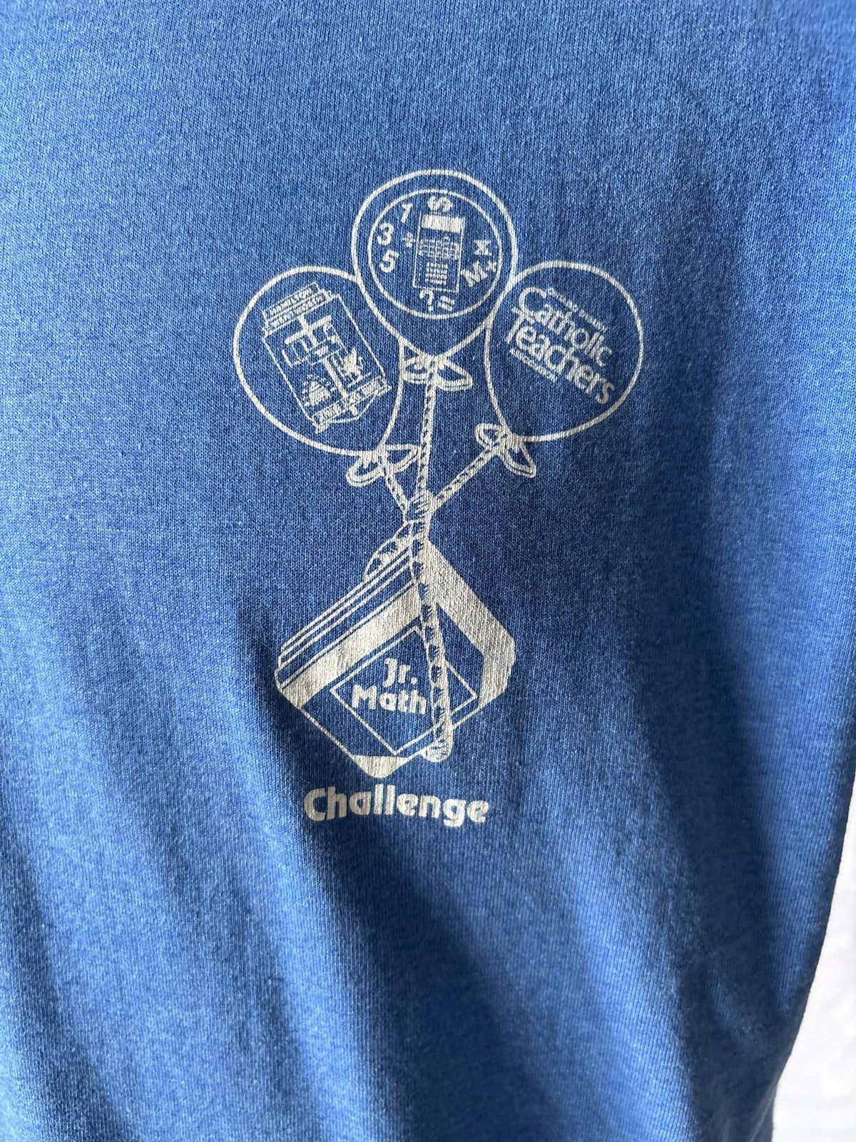 Vintage Vintage Math Challenge Catholic Fruit of the Loom Best Size US XL / EU 56 / 4 - 3 Thumbnail