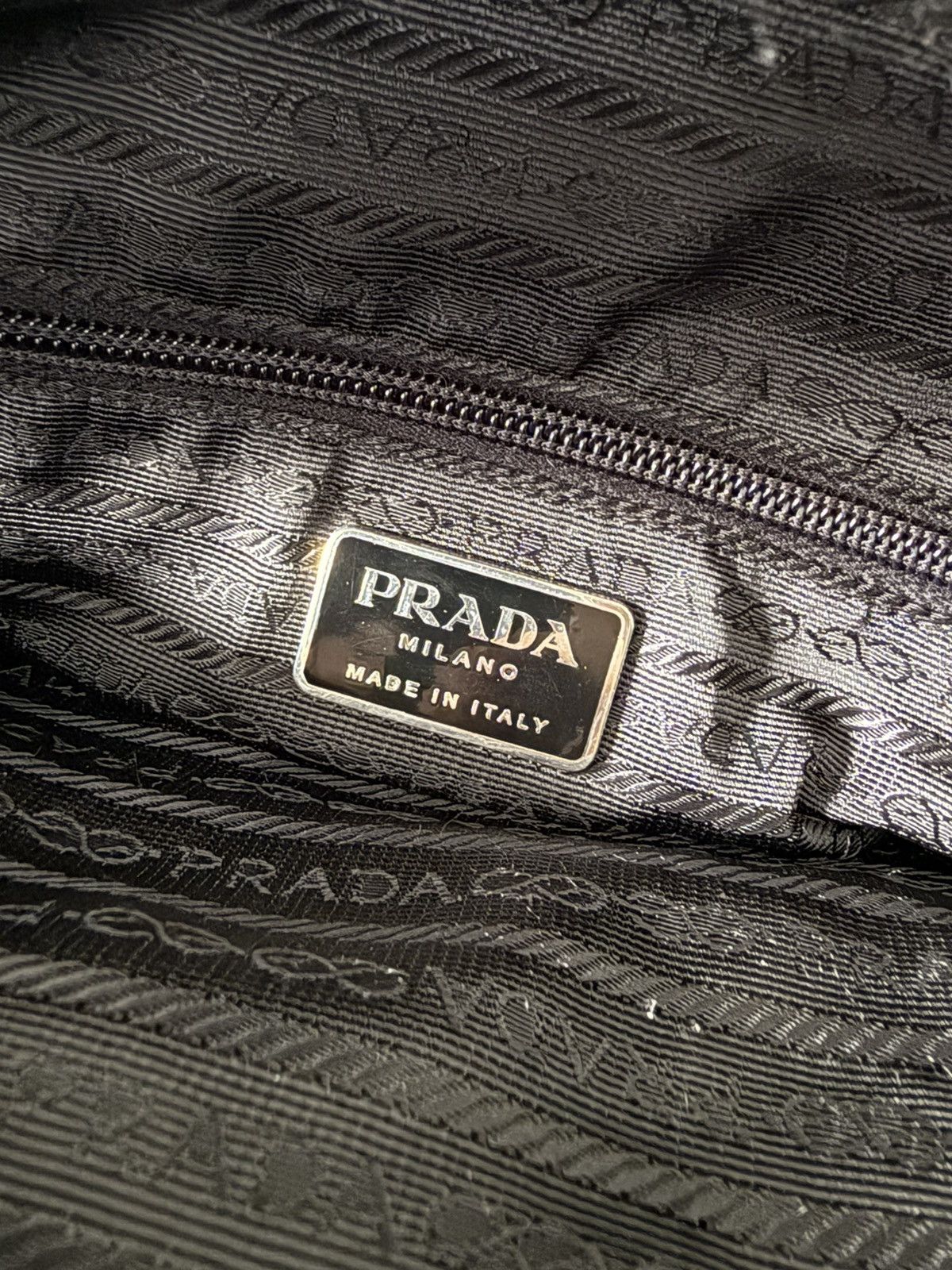 Prada Vintage Prada Black Medium Crossbody Sling Bag Size ONE SIZE - 14 Thumbnail