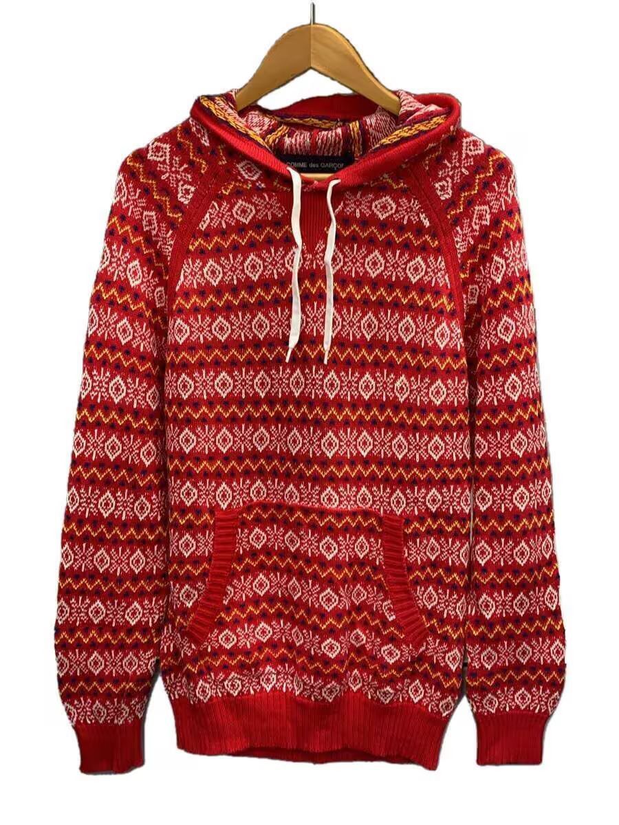 Comme des Garcons × Comme des Garcons Homme Nordic Fair Isle Hoodie Size US M / EU 48-50 / 2 - 1 Thumbnail
