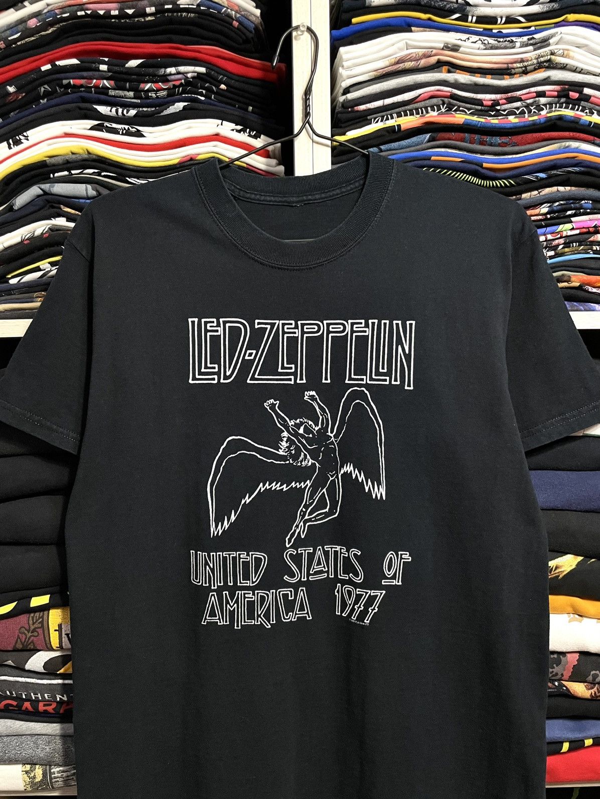 Band Tees Vintage 2000 Led Zeppelin United States Of America T-Shirt Size US M / EU 48-50 / 2 - 2 Thumbnail