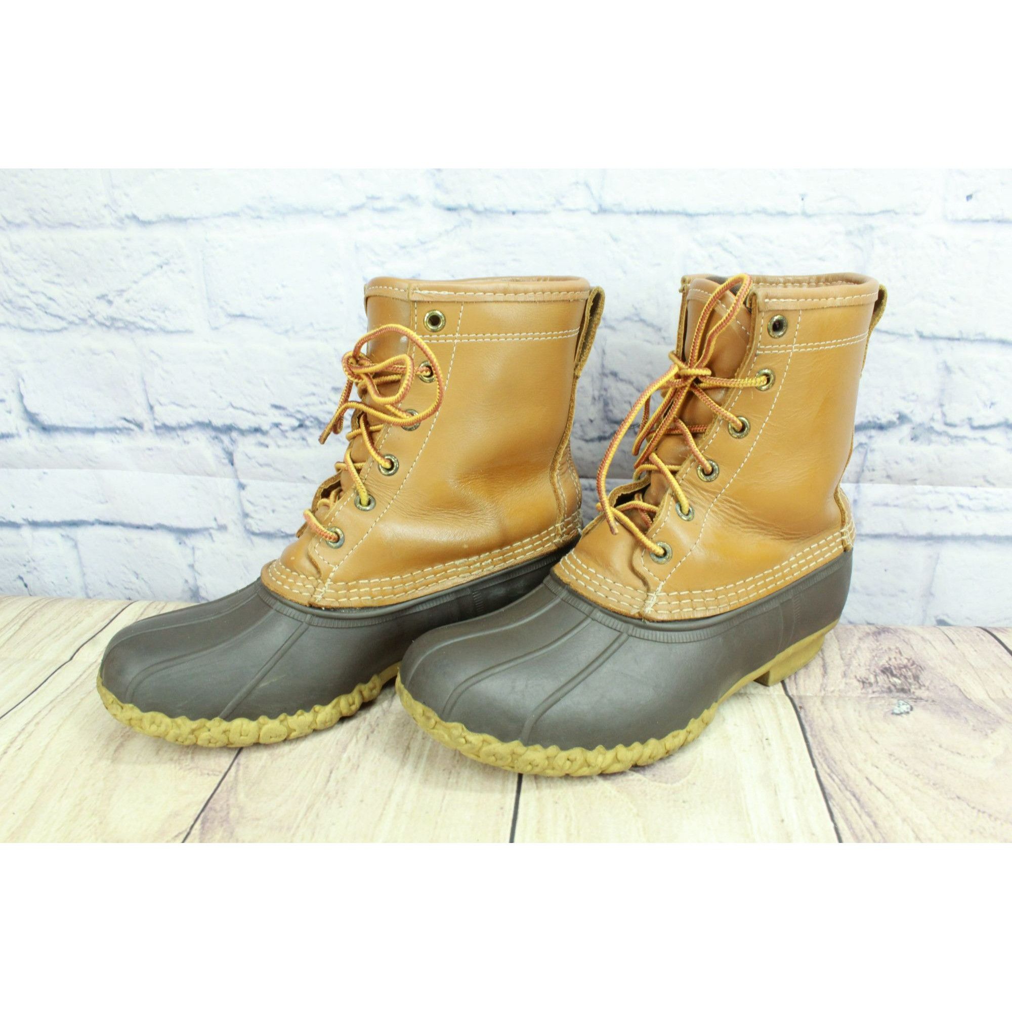 Goretex × L.L. Bean × Leather LL Bean Women's 8" Gore-tex Insulated Ankle Duck Boots Size US 6 / IT 36 - 2 Thumbnail