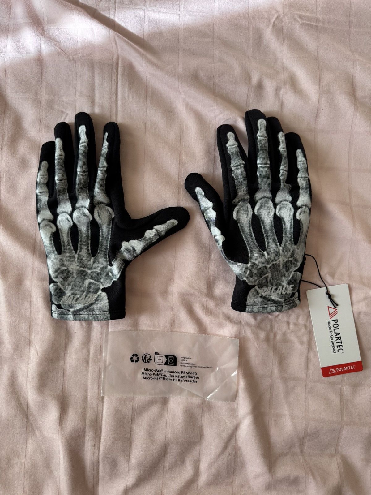 Palace Palace Polartec Boney Gloves Size ONE SIZE - 6 Thumbnail
