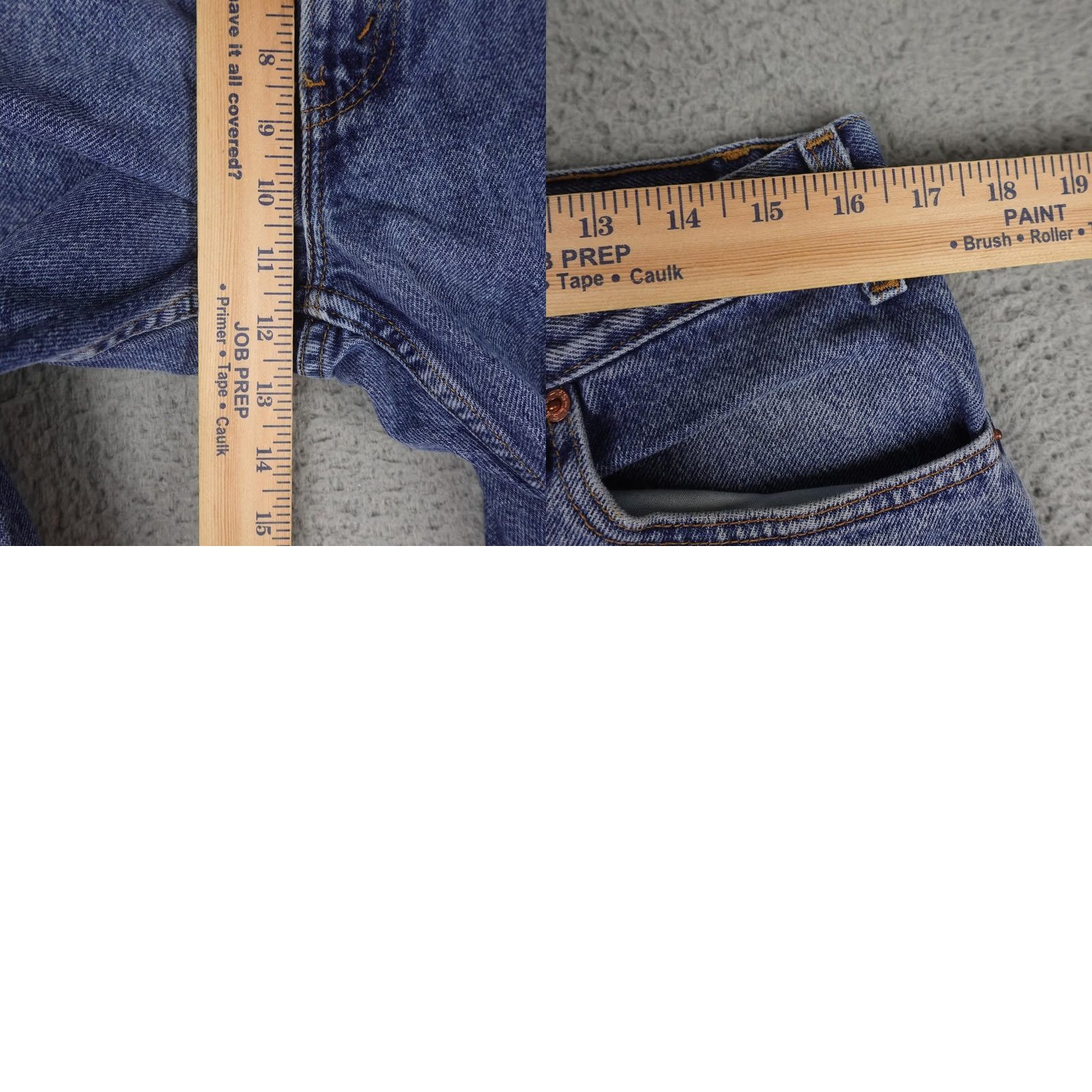 Levi's VINTAGE Levi's 505 Jeans Mens 36x30 (Fits 34x30) Blue Denim Regular Fit Straight 90s Size US 36 / EU 52 - 10 Thumbnail