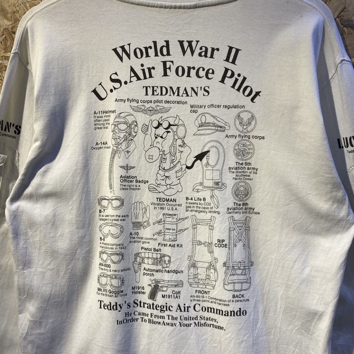 Tedman RARE🔥VINTAGE TEDMAN WORLD WAR II US AIR FORCE PILOT SHIRTS Size US L / EU 52-54 / 3 - 3 Thumbnail