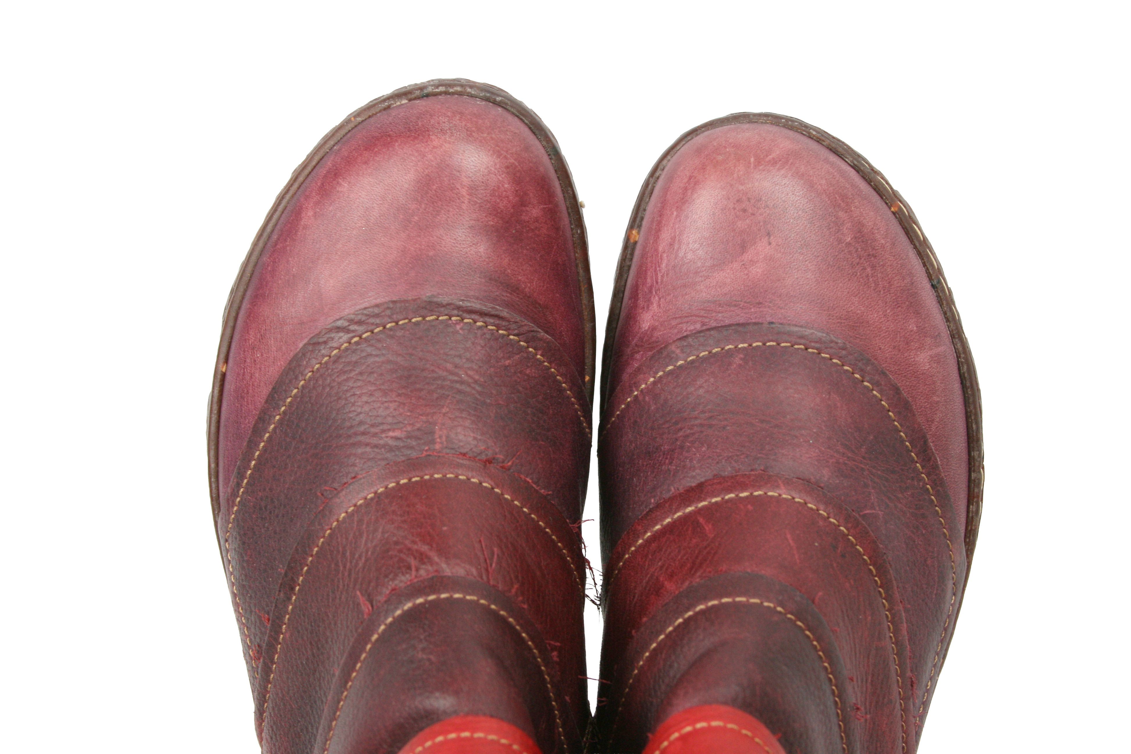 Japanese Brand El Naturalista 00S Goblin Multilayered Leather Y2K Boots Size US 9 / IT 39 - 6 Thumbnail