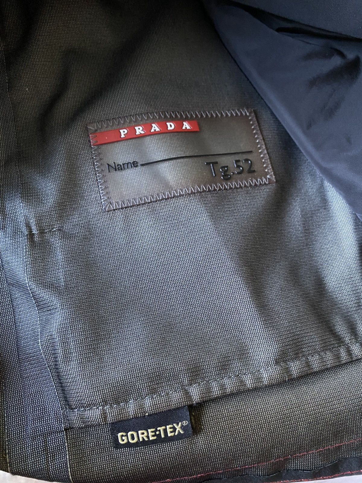 Prada Vintage Prada Black Nylon Bomber Jacket Sport Gore-Tex Size US L / EU 52-54 / 3 - 24 Thumbnail