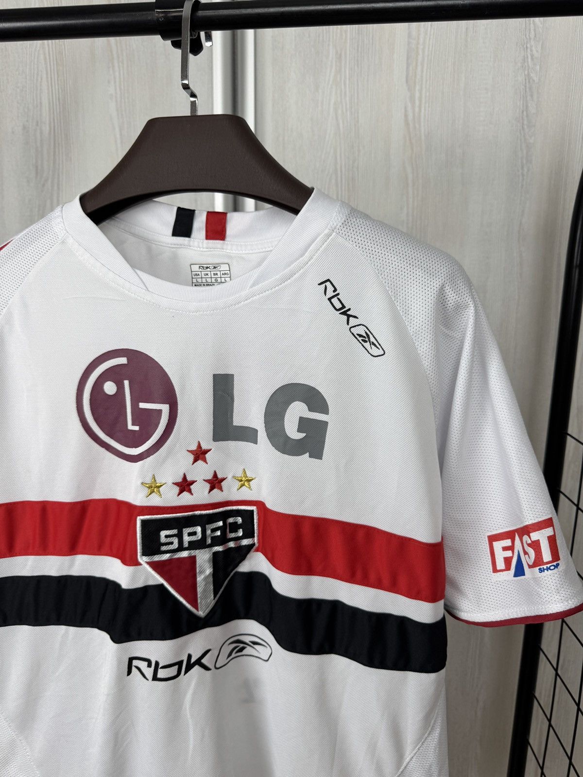 Reebok San Paolo Reebok vintage #10 soccer jersey football shirt Size US L / EU 52-54 / 3 - 4 Thumbnail