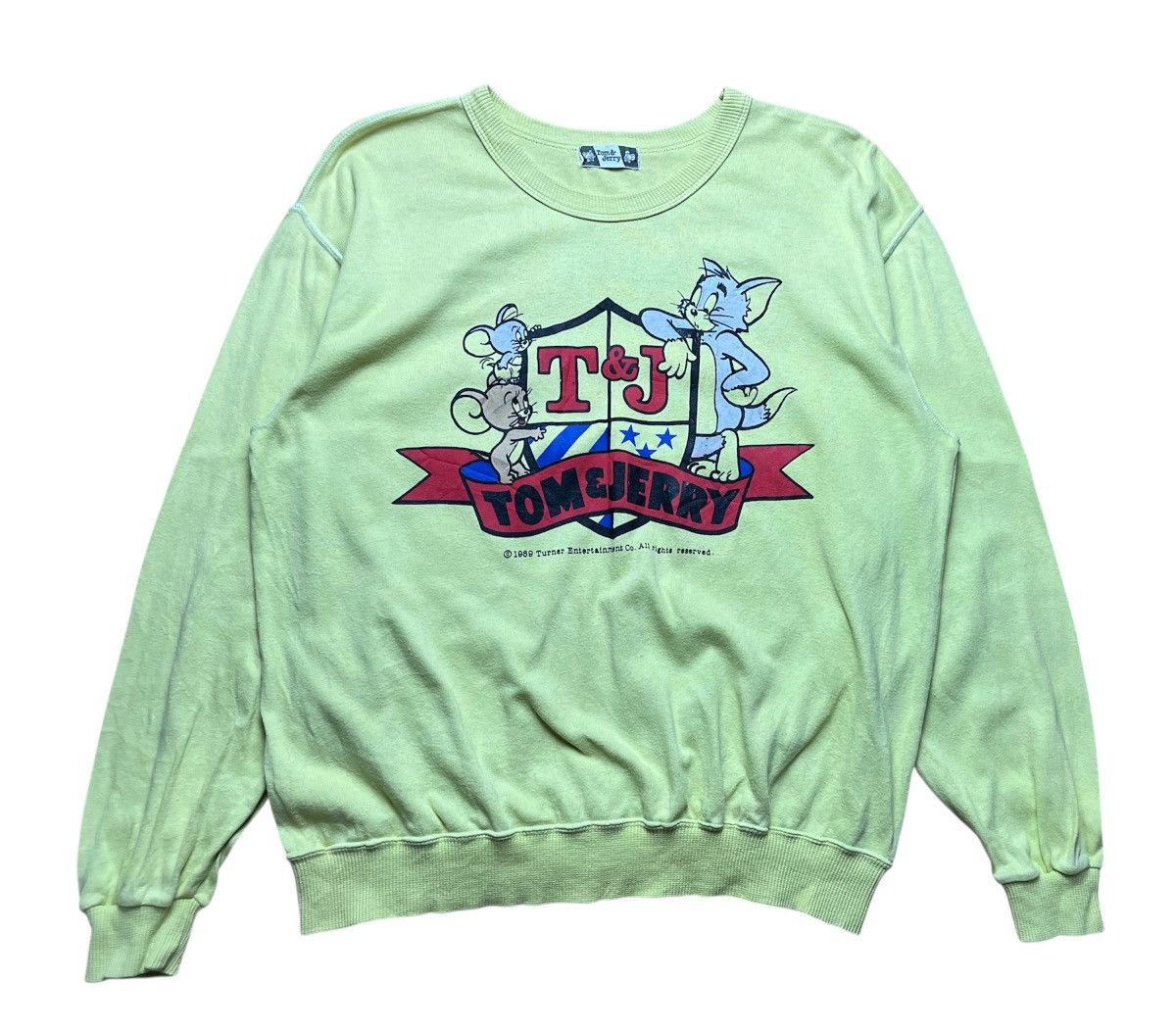 Cartoon Network Vintage 1989 Tom & jerry sweatshirt promo cartoon Size US M / EU 48-50 / 2 - 1 Thumbnail