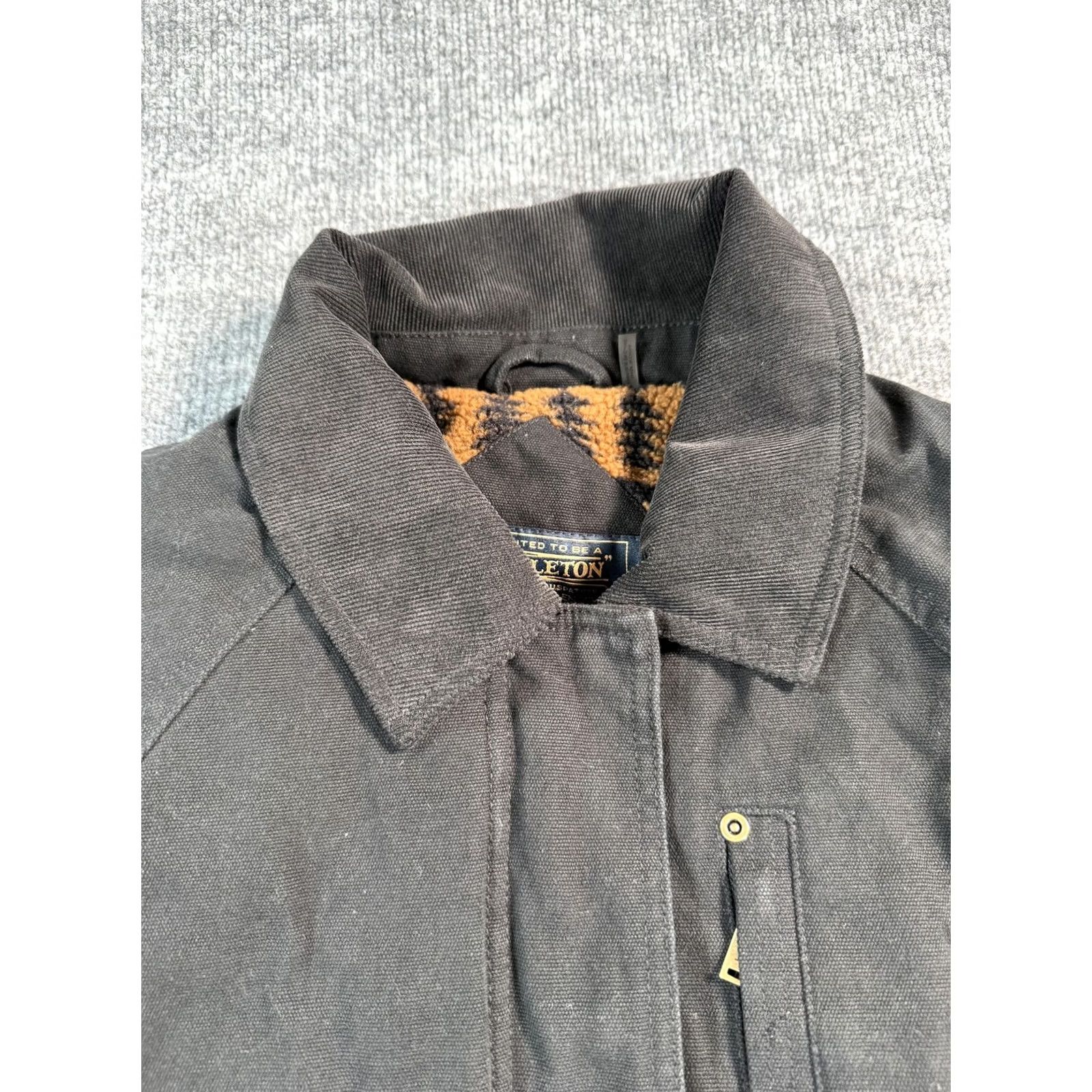 Pendleton Pendleton Woolen Mills Coat Mens Medium Black Sherpa Lined Parka Southwestern Fall Size US M / EU 48-50 / 2 - 5 Thumbnail