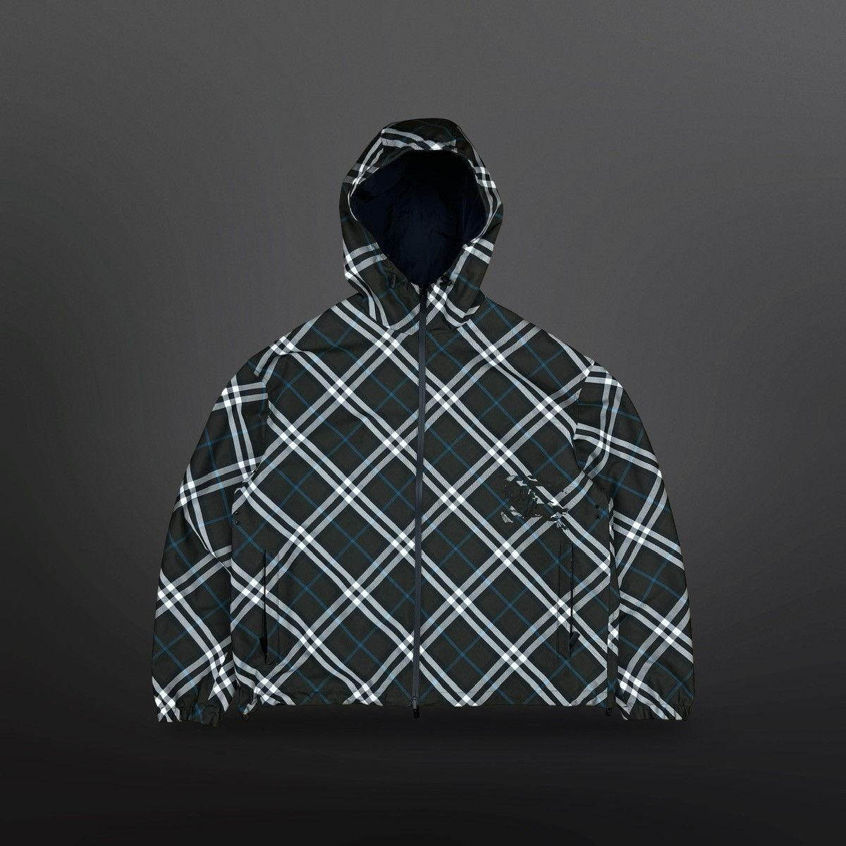 Burberry Burberry Reversible Jacket – Check / Black – Size Large Size US L / EU 52-54 / 3 - 1 Thumbnail