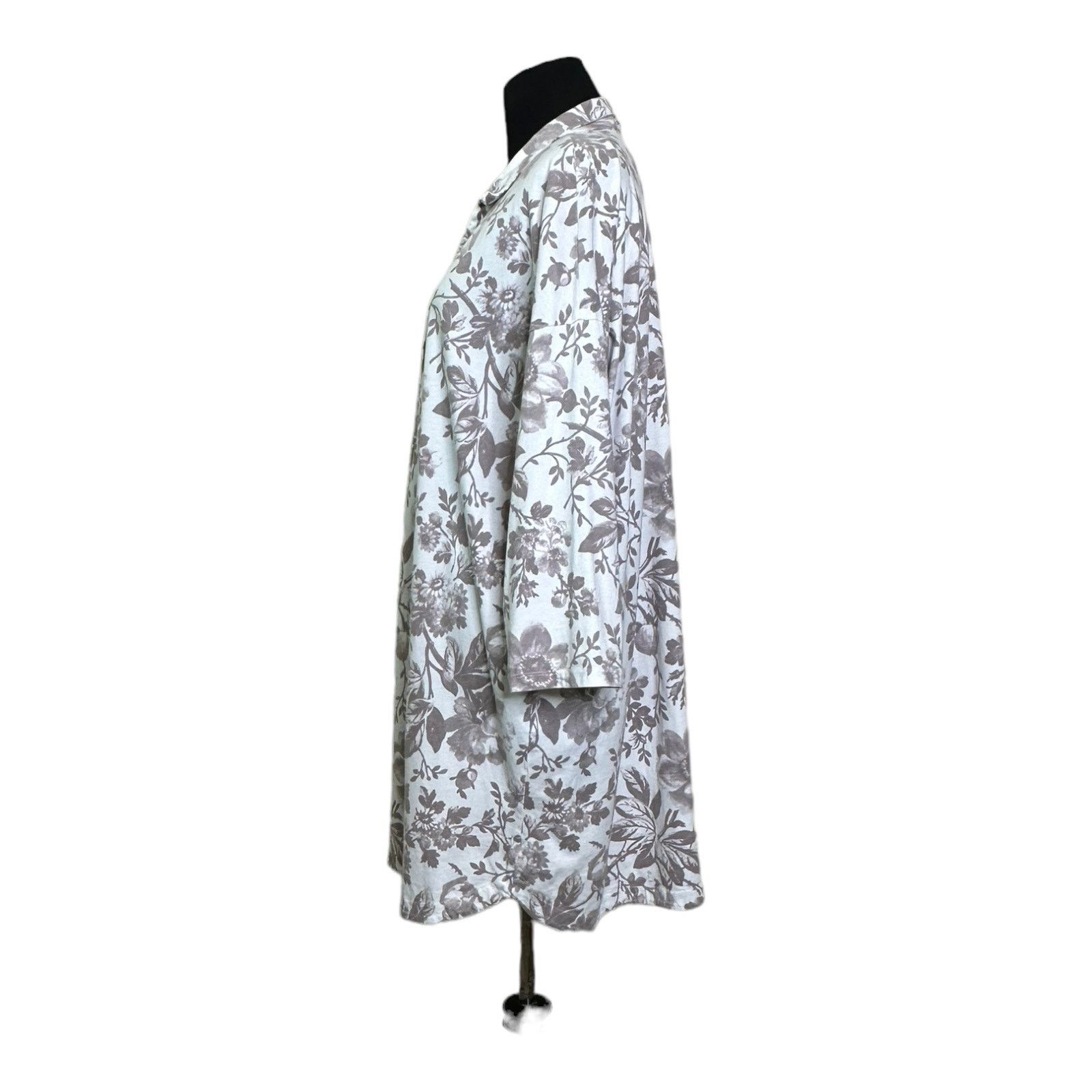 Haven Haven white brown floral long sleeves shirt dress size XL Size XL / US 12-14 / IT 48-50 - 11 Thumbnail