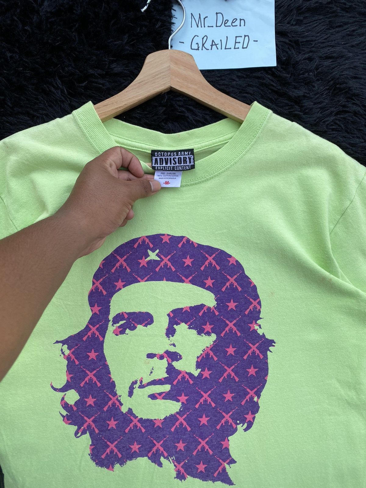 Anvil Rare Vintage Che Guevara Octopus Army Advisory Tshirt Size US M / EU 48-50 / 2 - 5 Thumbnail