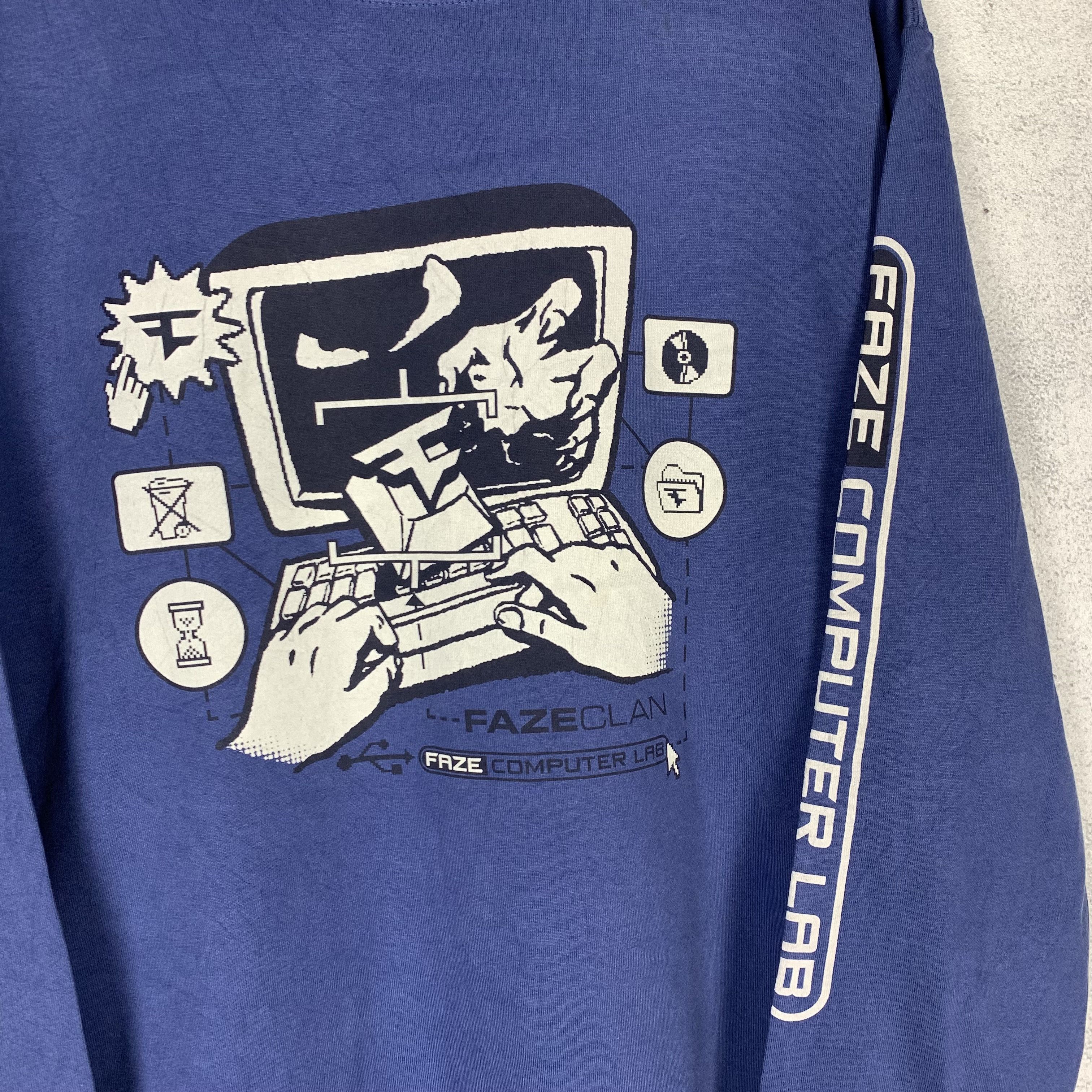FaZe FAZE CLAN - Hypebeast Community Center Longsleeve Tee Size US XL / EU 56 / 4 - 2 Thumbnail