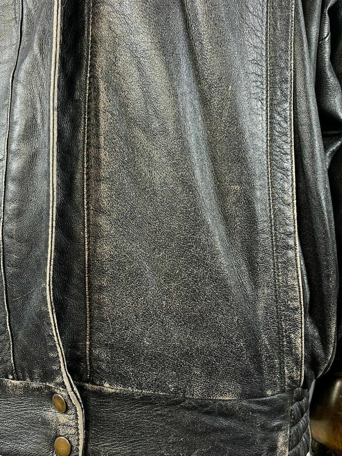 JET SET Ladies Jet Set Black Genuin Leather Jacket Size 36 Size M / US 6-8 / IT 42-44 - 5 Thumbnail