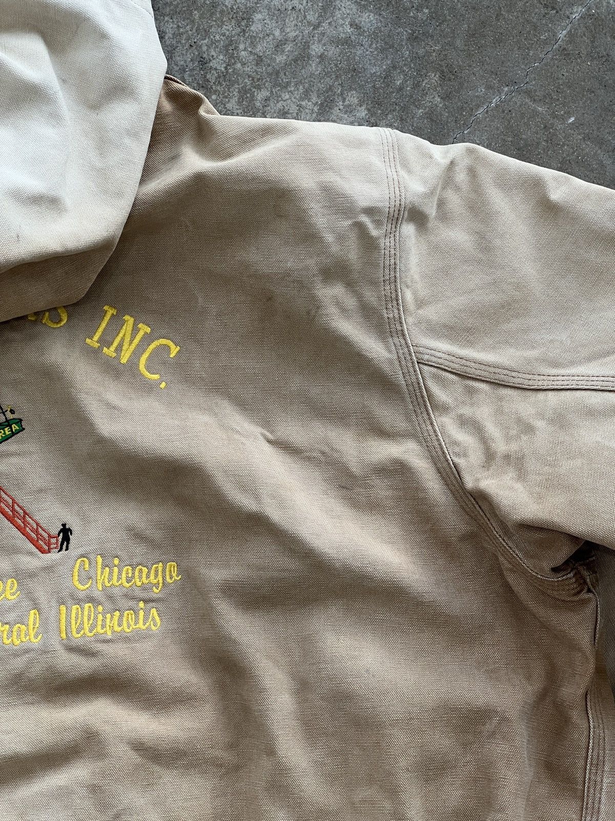 Carhartt Vintage Carhartt MADE IN USA Area Erectors Work Jacket 3XL Size US XXL / EU 58 / 5 - 9 Thumbnail