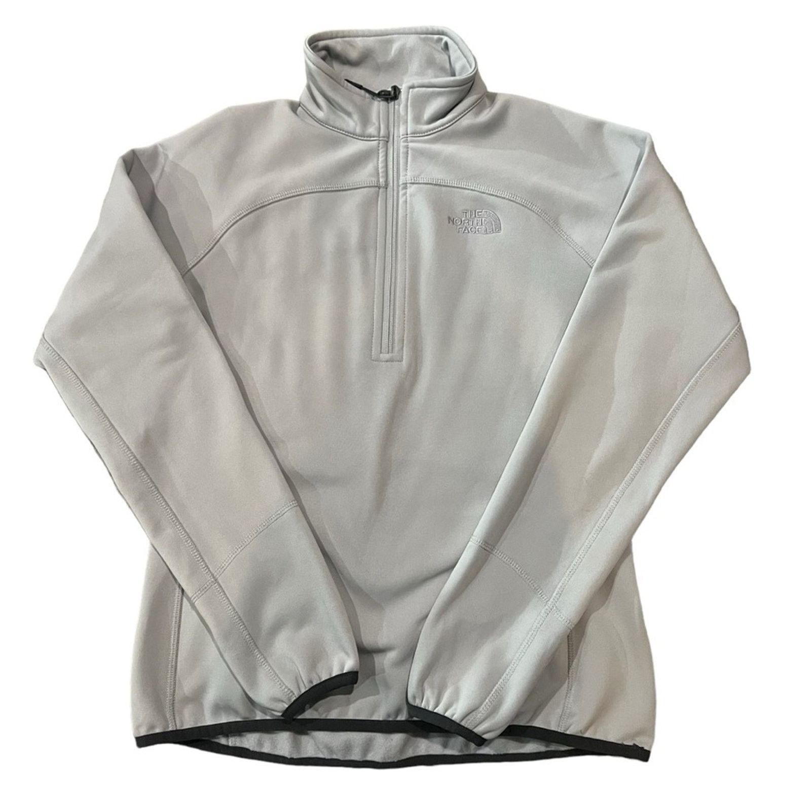 The North Face North Face Jacket Womens Size Small Gray 1/4 Zip Fleece Size S / US 4 / IT 40 - 2 Thumbnail