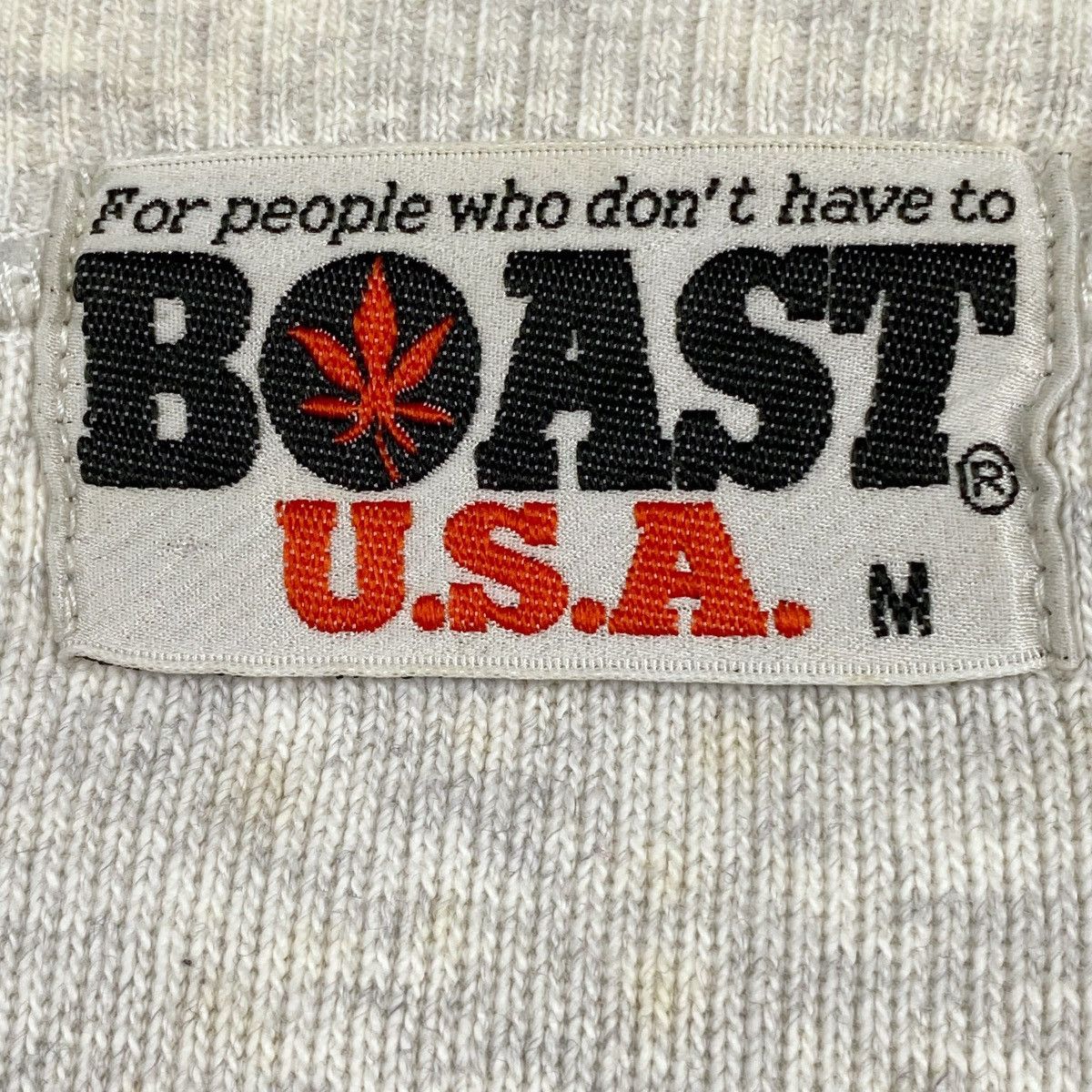 Boast × Vintage Vintage Boast USA Printed Crewneck Sweatshirt Light Gray Size US XL / EU 56 / 4 - 5 Thumbnail