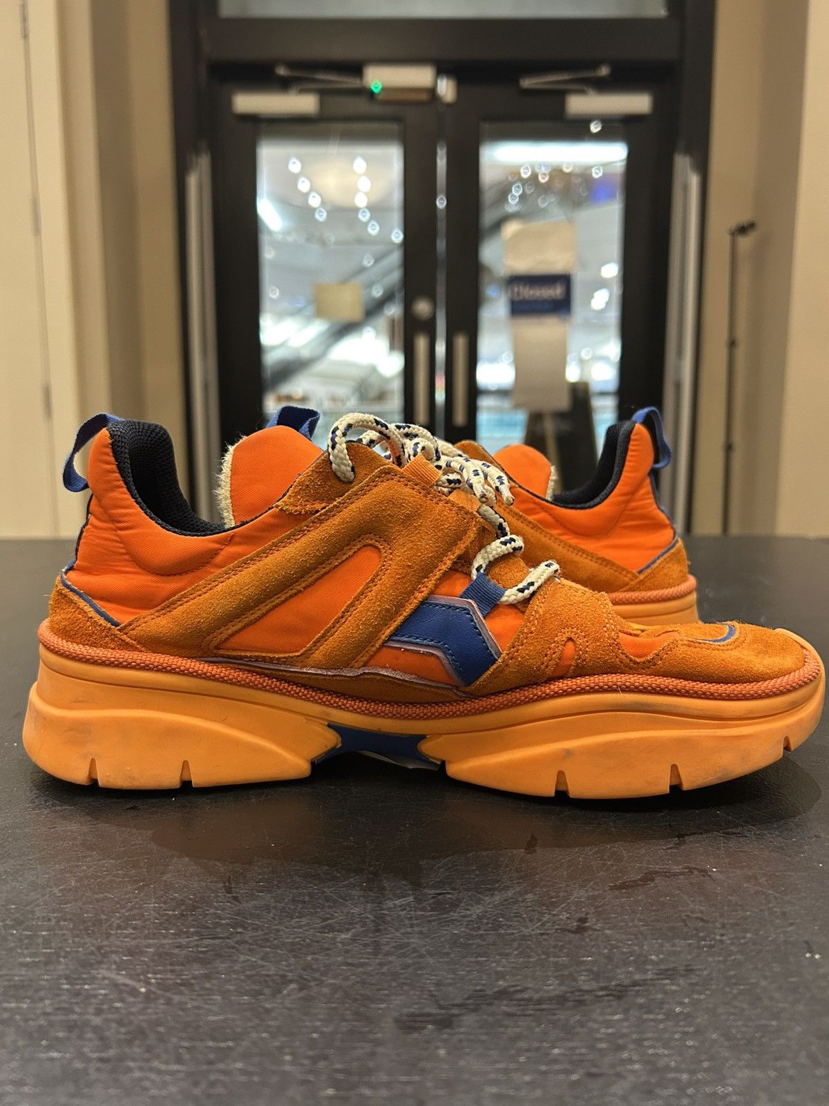Isabel Marant Isabel Marant Kindsay Sneaker - Orange Blue Size US 8 / EU 41 - 3 Thumbnail