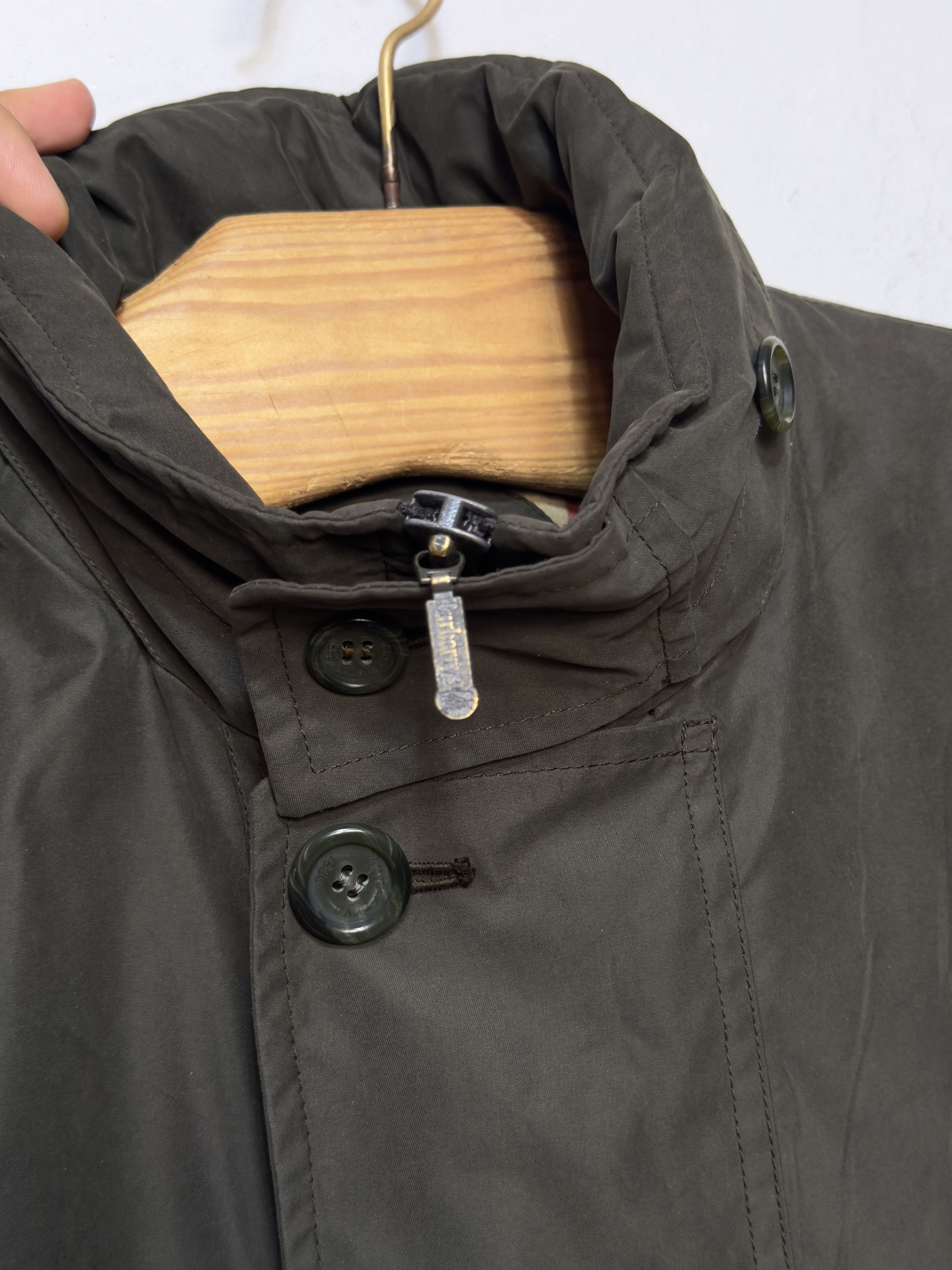Burberry 🔥 novacheck jacket burberry dark green smcotton size L Size US L / EU 52-54 / 3 - 11 Thumbnail