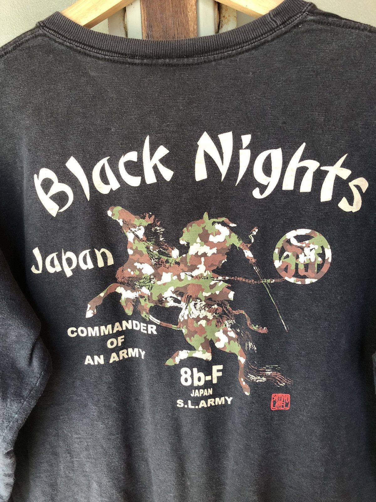 Japanese Brand Vintage Samurai Label Commander Of An Army Japan Shirt Tee Size US M / EU 48-50 / 2 - 10 Thumbnail