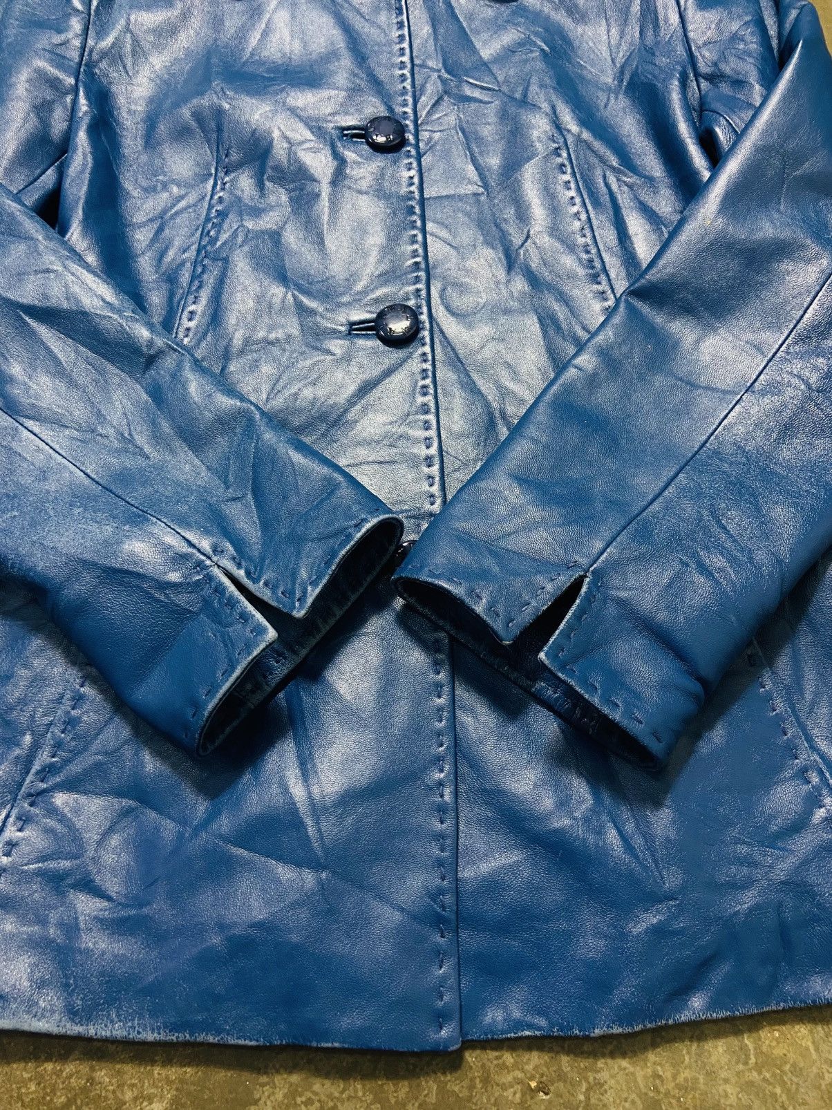 Balmain Vintage Balmain Paris Sheepskin Leather Jacket Coat Size S / US 4 / IT 40 - 8 Thumbnail