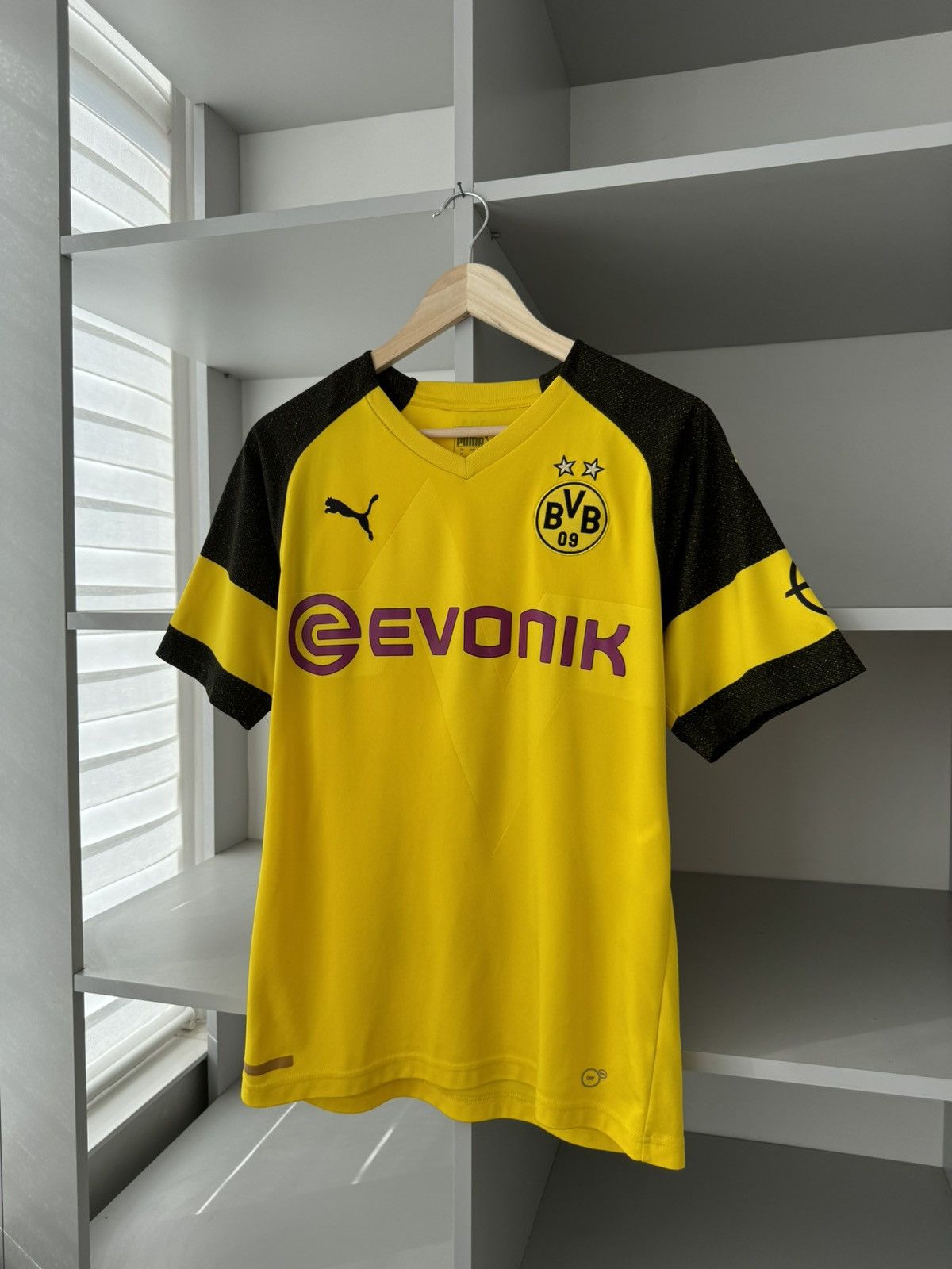 Puma × Vintage Puma Borrusia 2018 Home Jersey Size US M / EU 48-50 / 2 - 1 Thumbnail