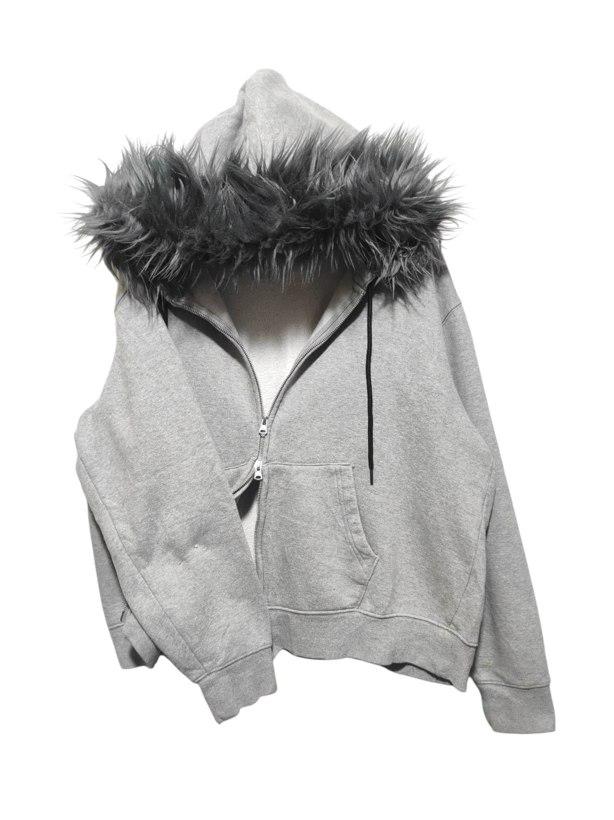 Japanese Brand Musinsa Standard Boxy Double Zip Fur Hoodie i6w9 LBG style Size US XL / EU 56 / 4 - 1 Thumbnail