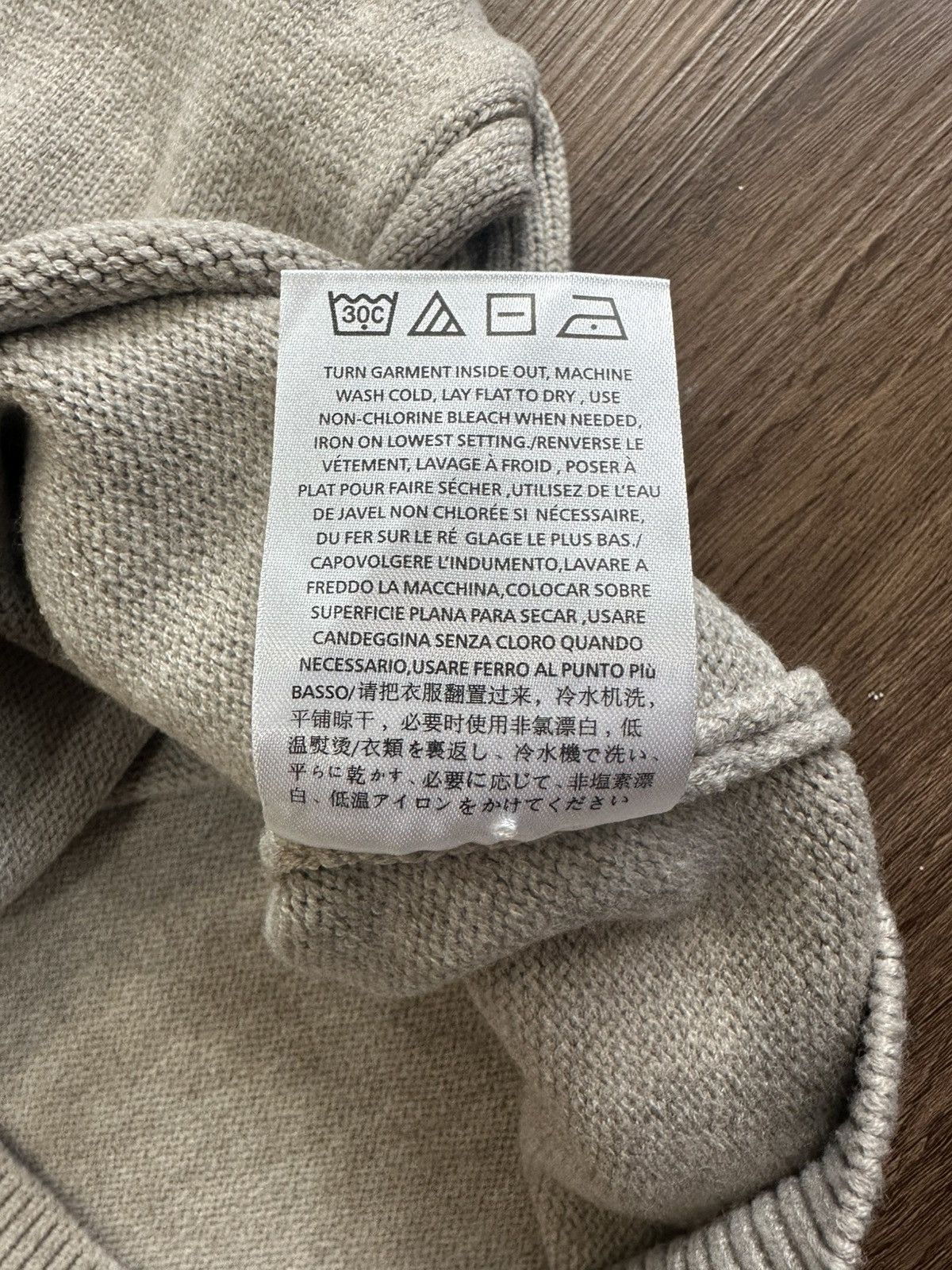 Fear of God Fear of God Essentials Dark Heather Knit Polo Size US M / EU 48-50 / 2 - 7 Thumbnail
