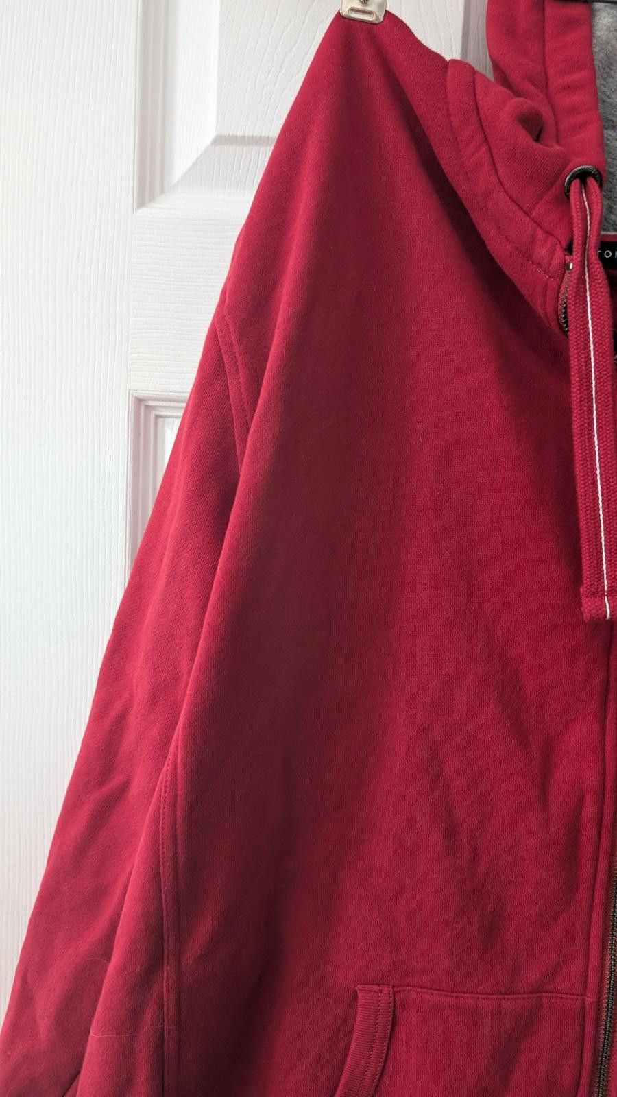 Tommy Hilfiger Tommy Hilfiger Men’s Full Zip Hoodie Red Fleece Size XXL Size US XXL / EU 58 / 5 - 7 Thumbnail