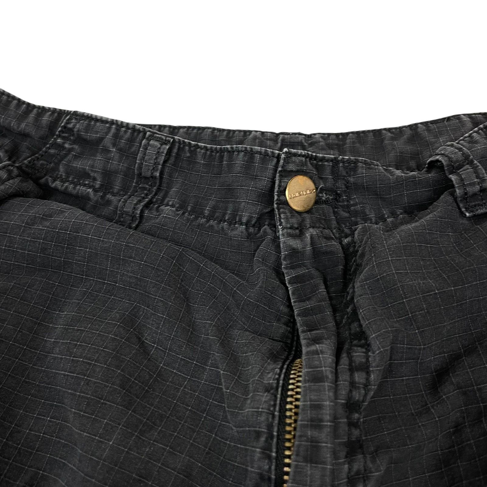 Carhartt × Vintage Carhartt Men's Black Coton Zip-Fly High-Rise Cargo Shorts 28 Size US 28 / EU 44 - 3 Thumbnail