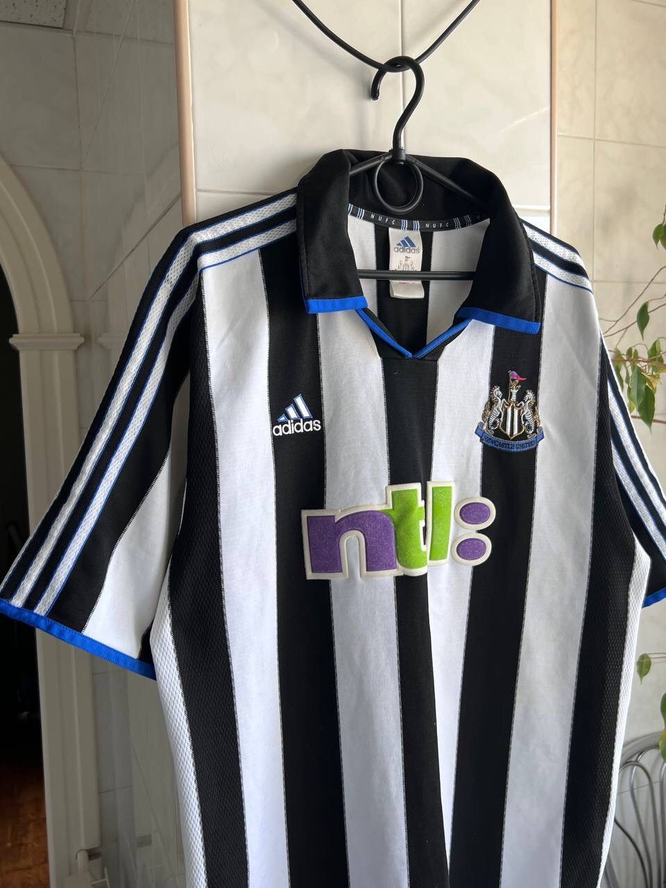 Adidas 1999/00 VINTAGE ADIDAS NEWCASTLE JERSEY FOOTBALL SHIRT Y2K Size US L / EU 52-54 / 3 - 3 Thumbnail