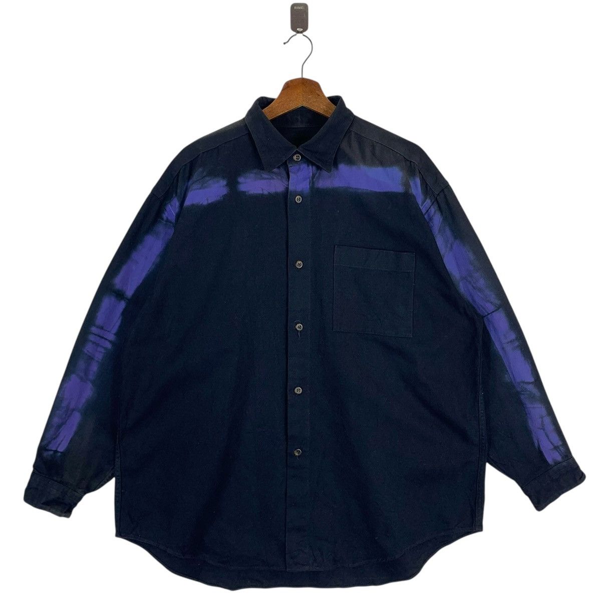 Issey Miyake VINTAGE IM MIYAKE DESIGN STUDIO HAMILTON COTTON DENIM SHIRTS Size US L / EU 52-54 / 3 - 1 Thumbnail