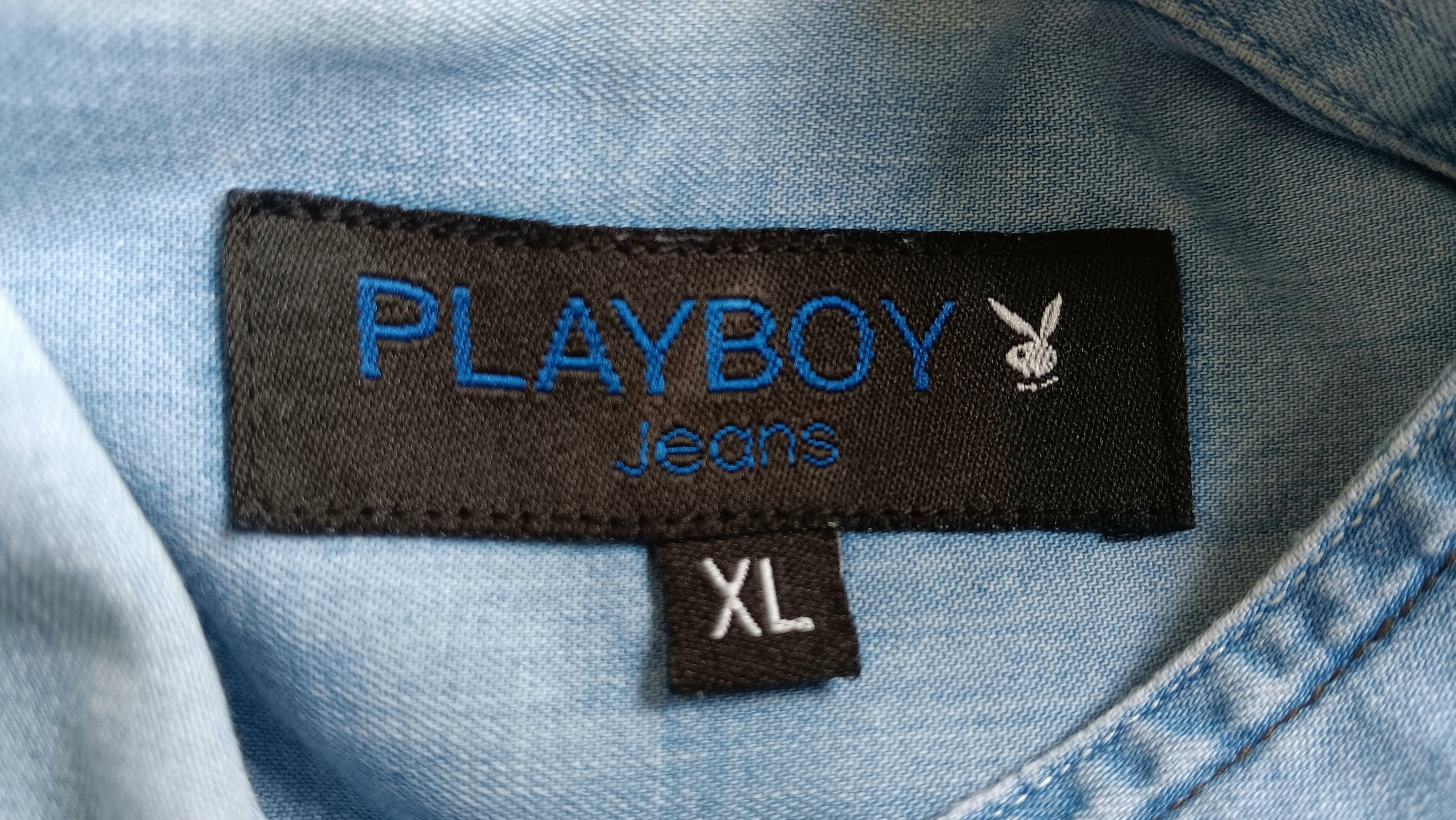 Playboy Vintage | Playboy Denim Shirt Size US XL / EU 56 / 4 - 3 Thumbnail