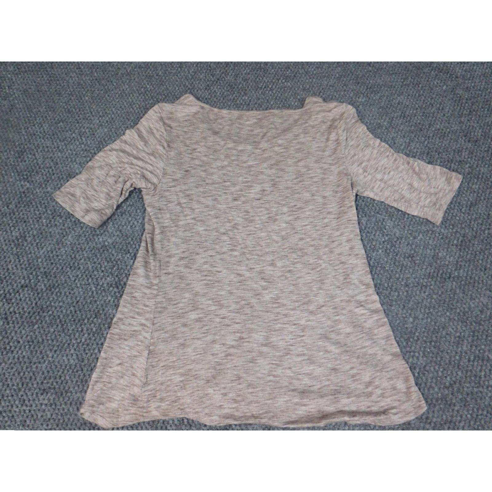 Apt. 9 Apt 9 Blouse Womens Small Pink Short Sleeve Crew Neck Pullover Stretch Rayon Button Casual Regular S Cap Sleeve Size S / US 4 / IT 40 - 7 Thumbnail