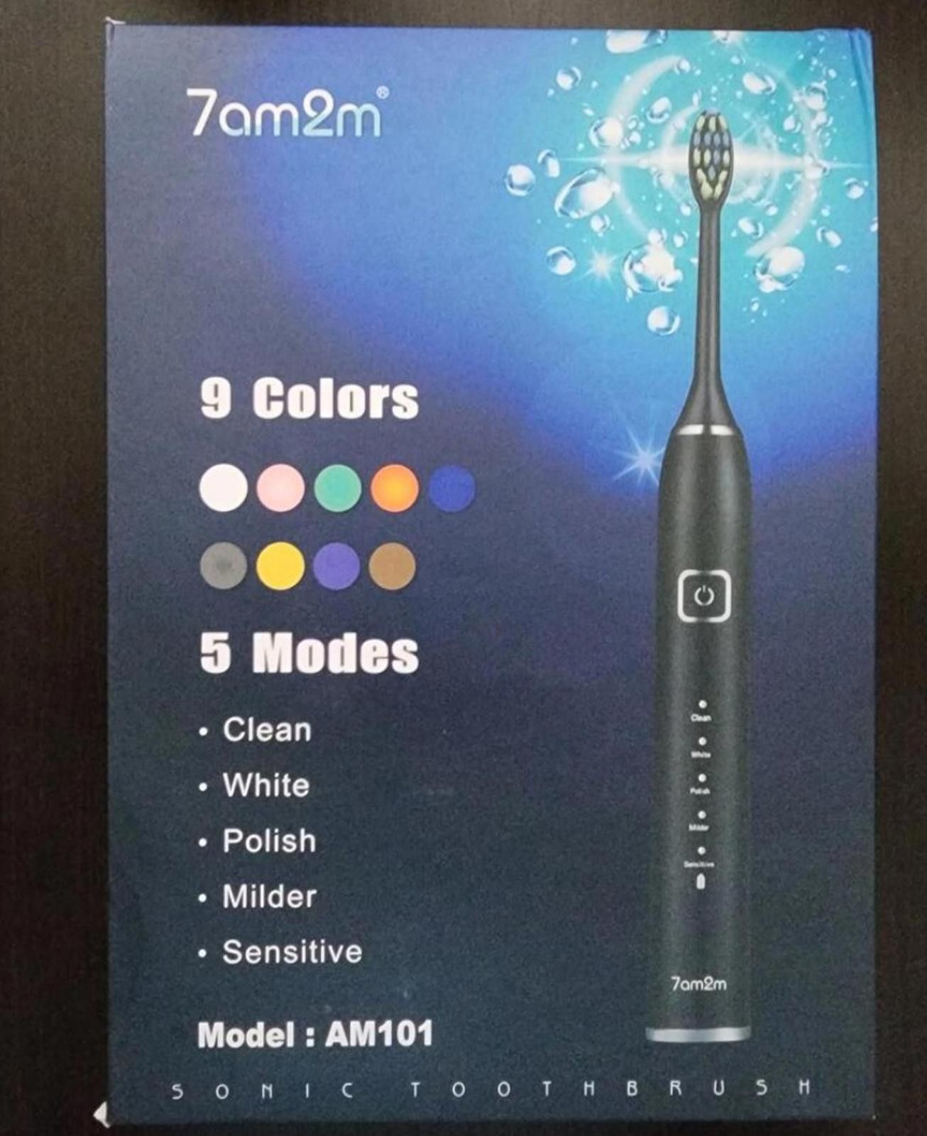Other 7AM2M Sonic Electric Toothbrush Orange, 6 Brush Heads Size ONE SIZE - 2 Thumbnail
