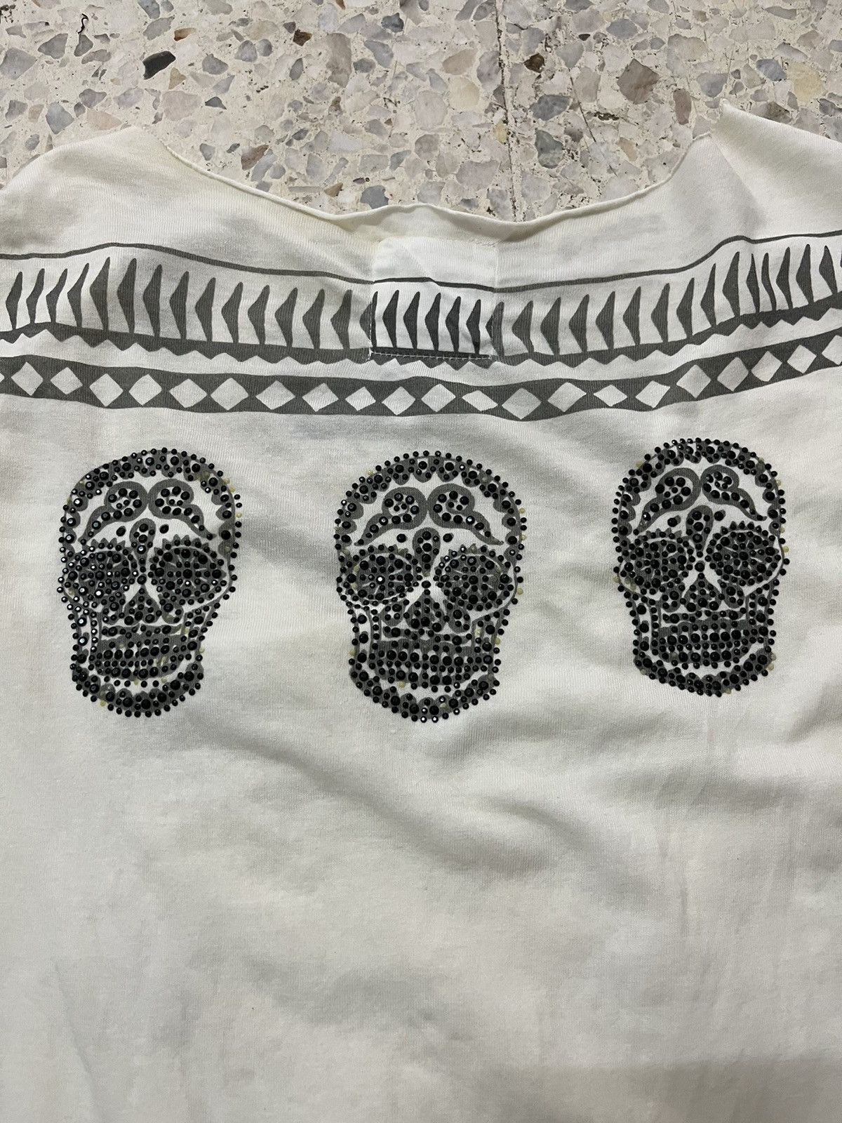 PPFM VTG PPFM Archive Tribal Geometric Sleeve Skull Tee Shirta Size US M / EU 48-50 / 2 - 4 Thumbnail