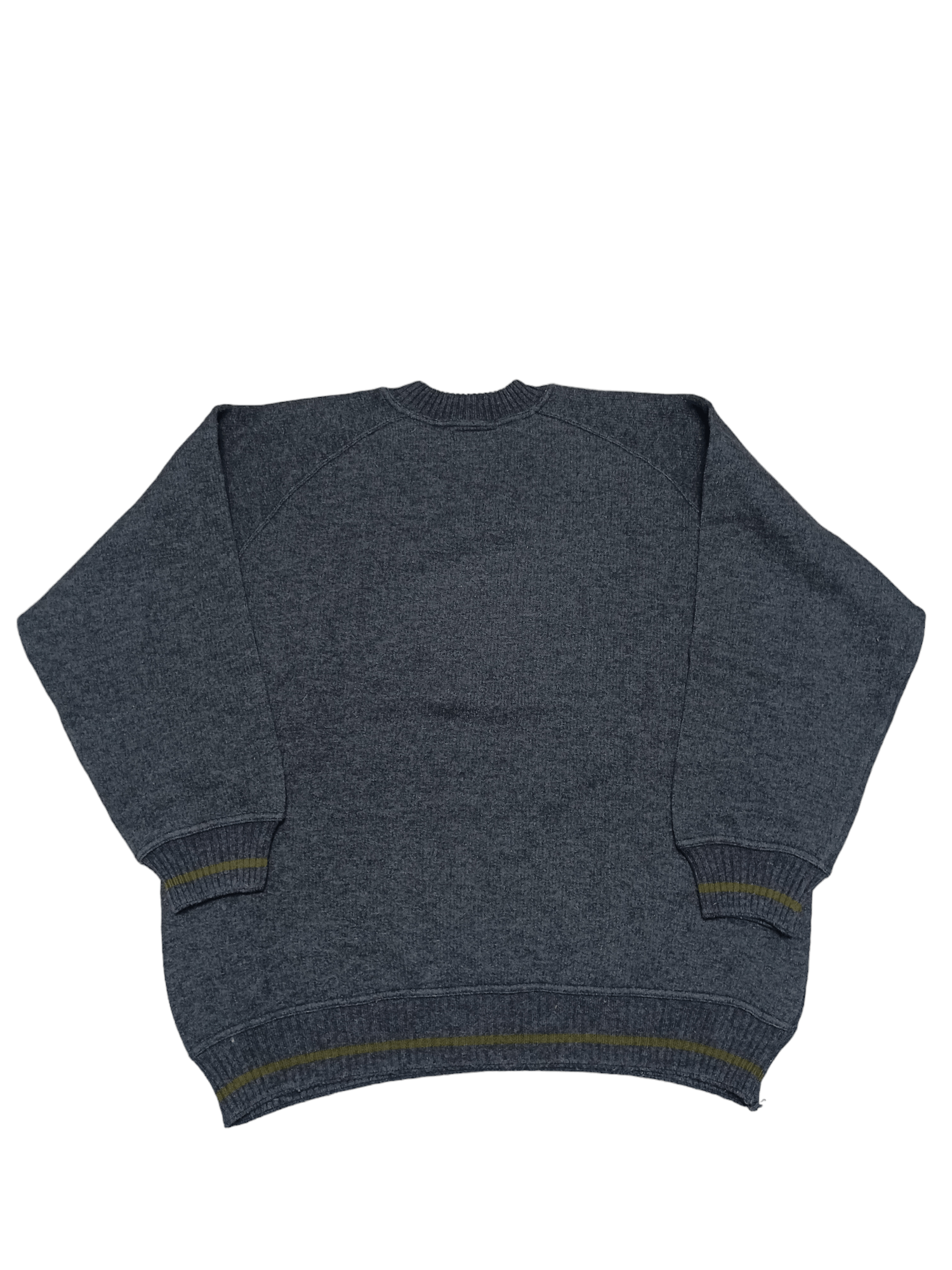 Other FANTASTIC CRAZY Y2K BIG EMBROIDERED LOGO MADE IN ITALY WOOL Size US XL / EU 56 / 4 - 2 Thumbnail