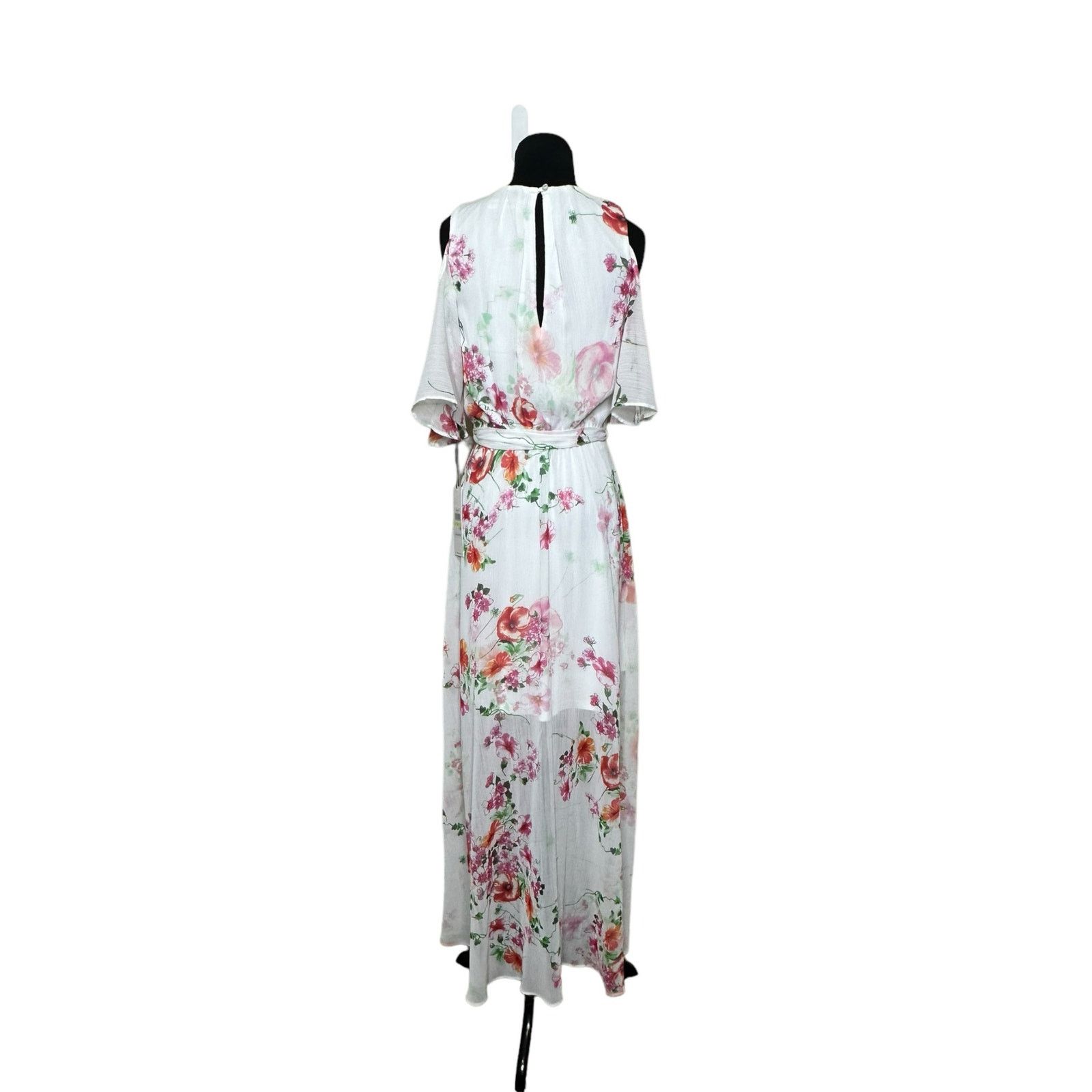 Calvin Klein Calvin Klein floral print cold shoulder maxi dress size 4 Size S / US 4 / IT 40 - 16 Thumbnail